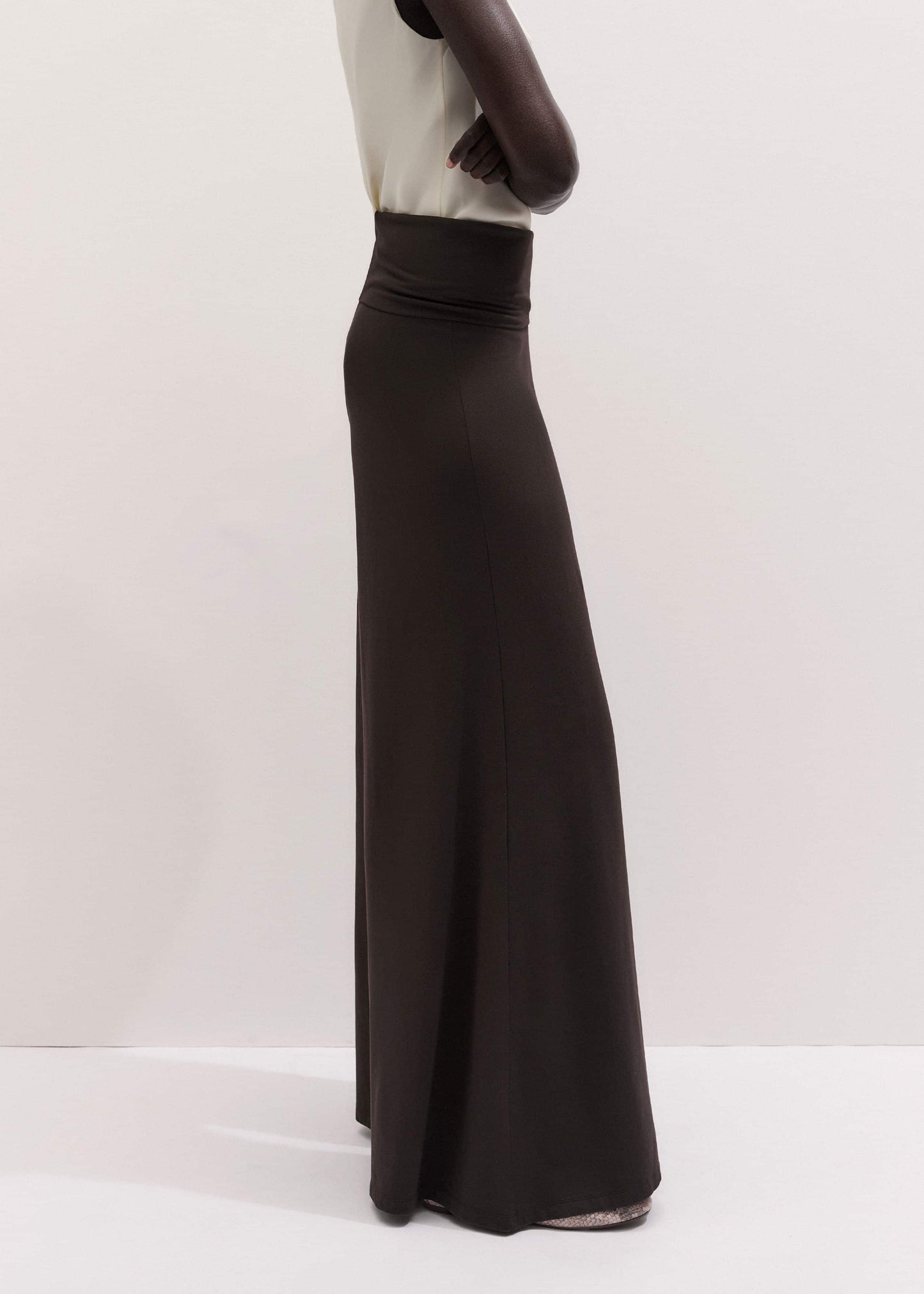 ME and EM Clothing Brown Super Wide Palazzo Pant