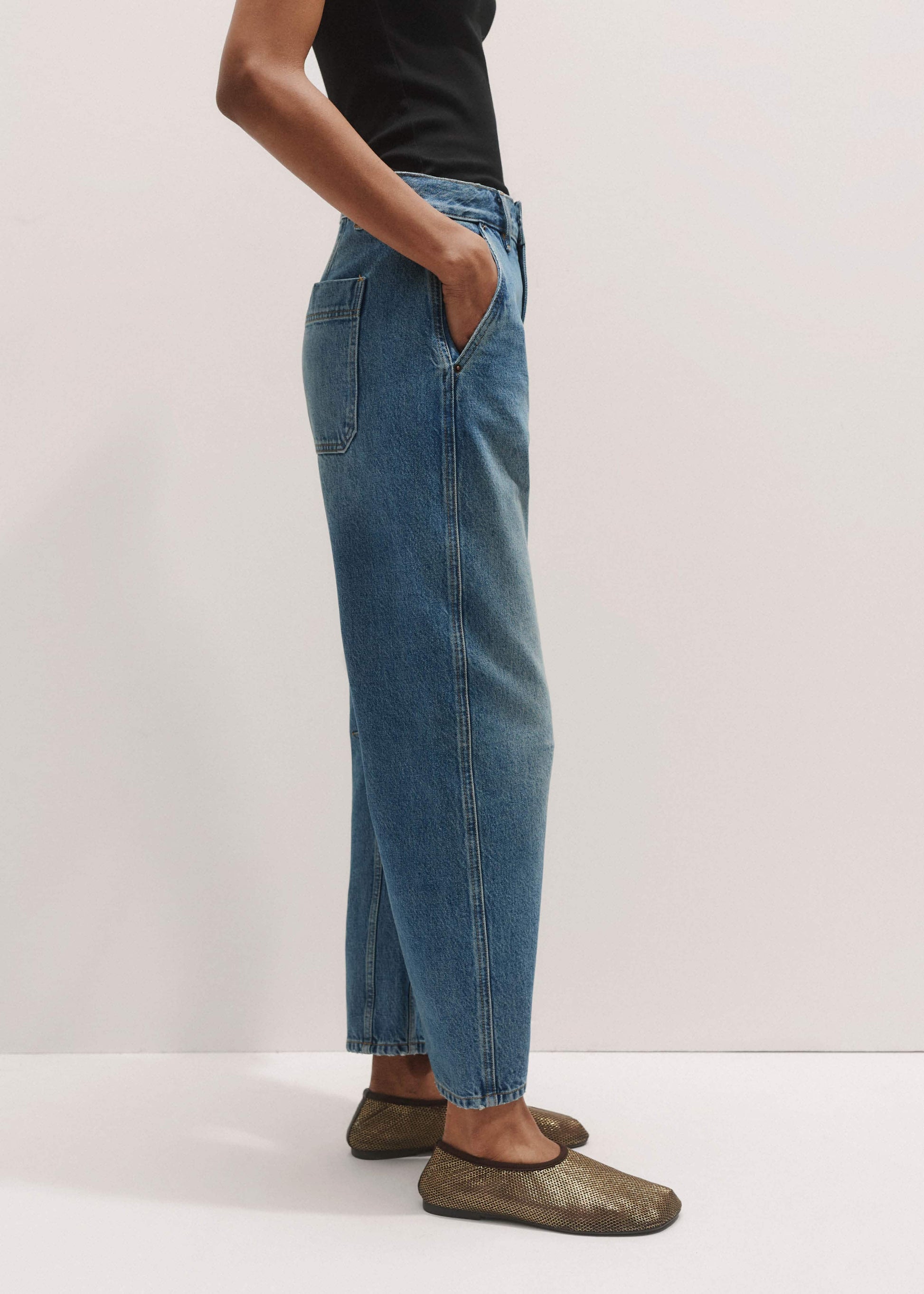 ME and EM Clothing Blue Engineered Jean