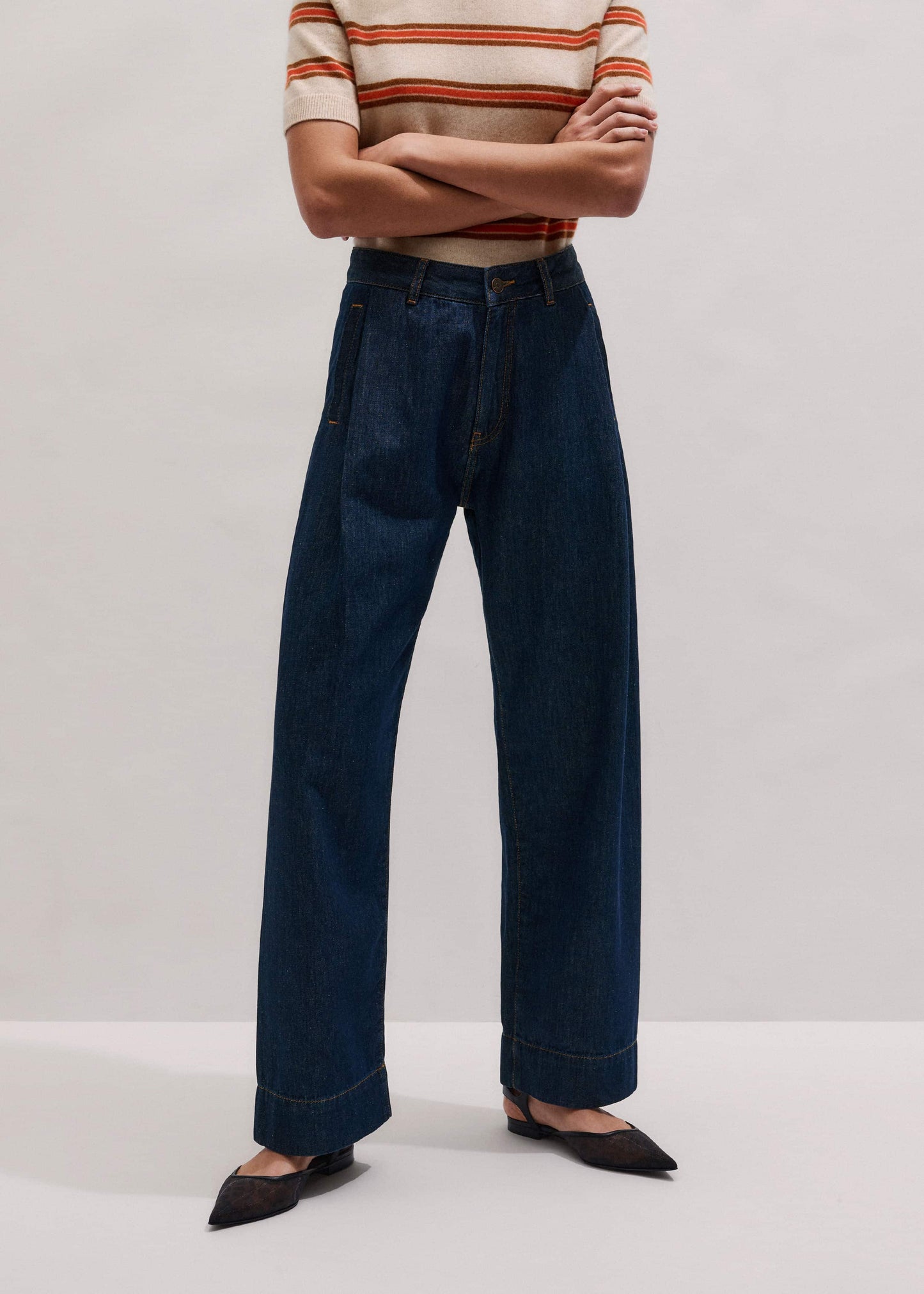 ME and EM Clothing Blue Rinse Wash Clever Jean