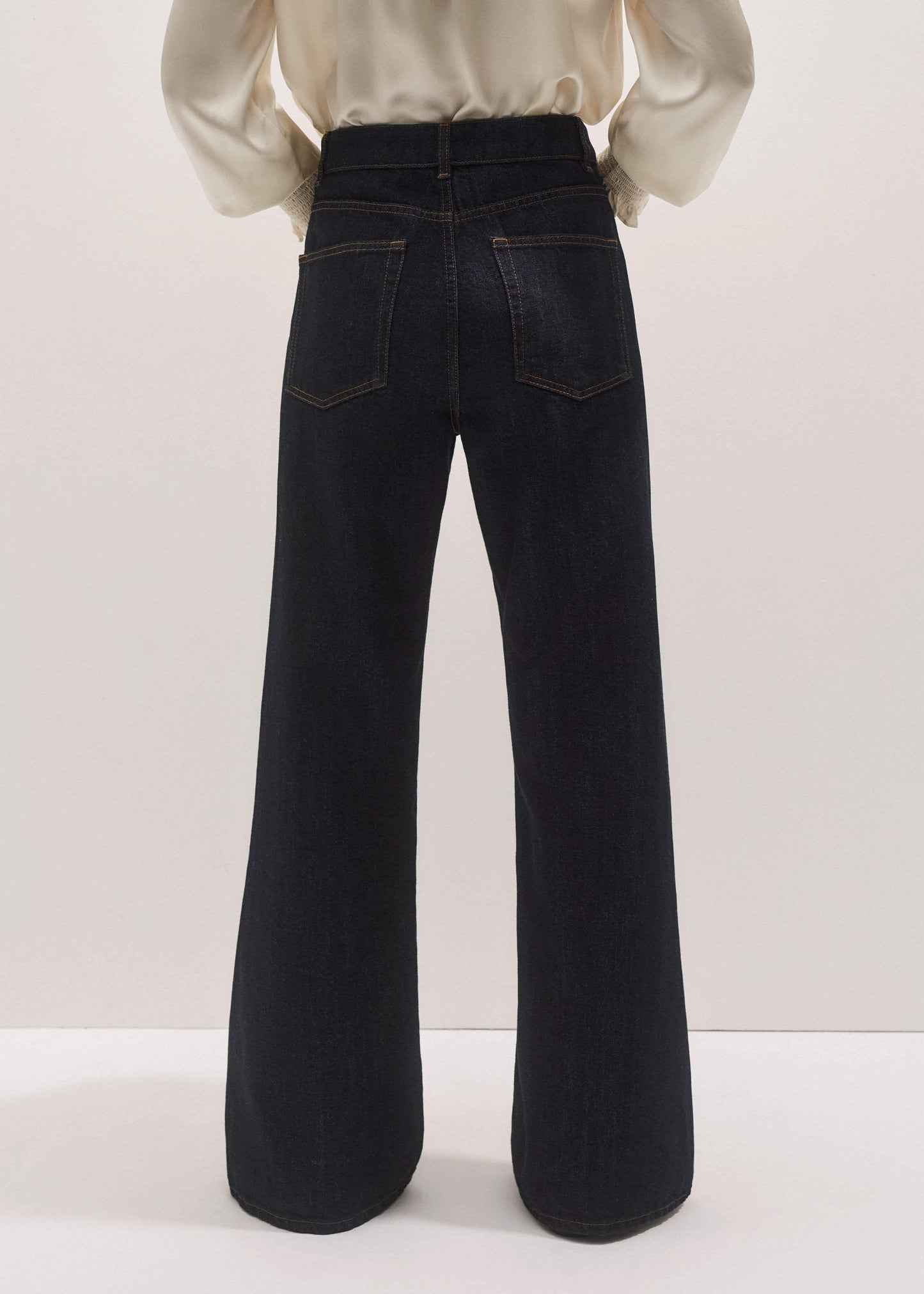 ME and EM Clothing Blue Subtle Flare Jean