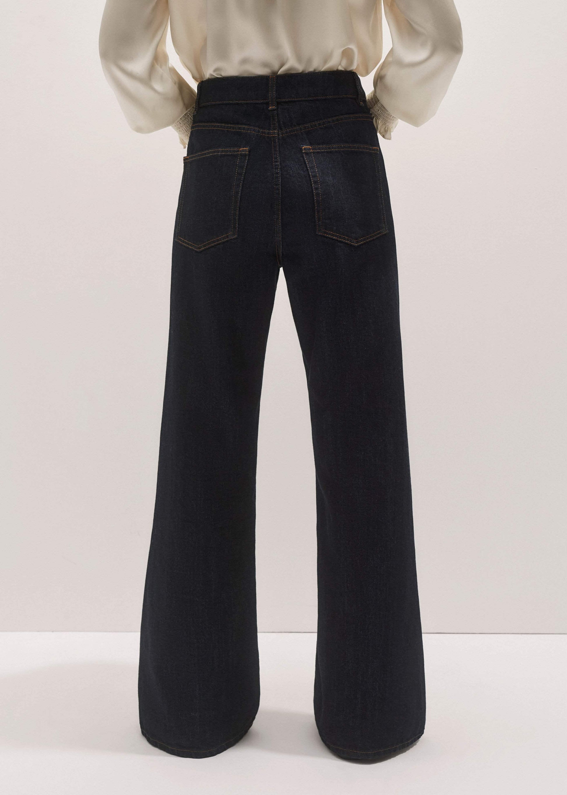 ME and EM Clothing Blue Subtle Flare Jean