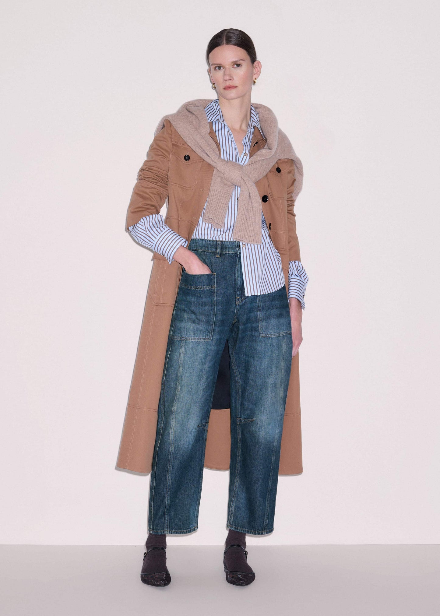 ME and EM Clothing Blue Patch Pocket Engineered Jean