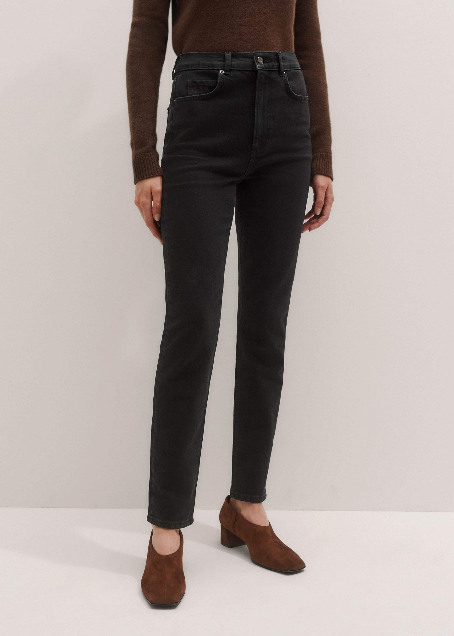 ME and EM Clothing Black Boot Ready Skinny Jean