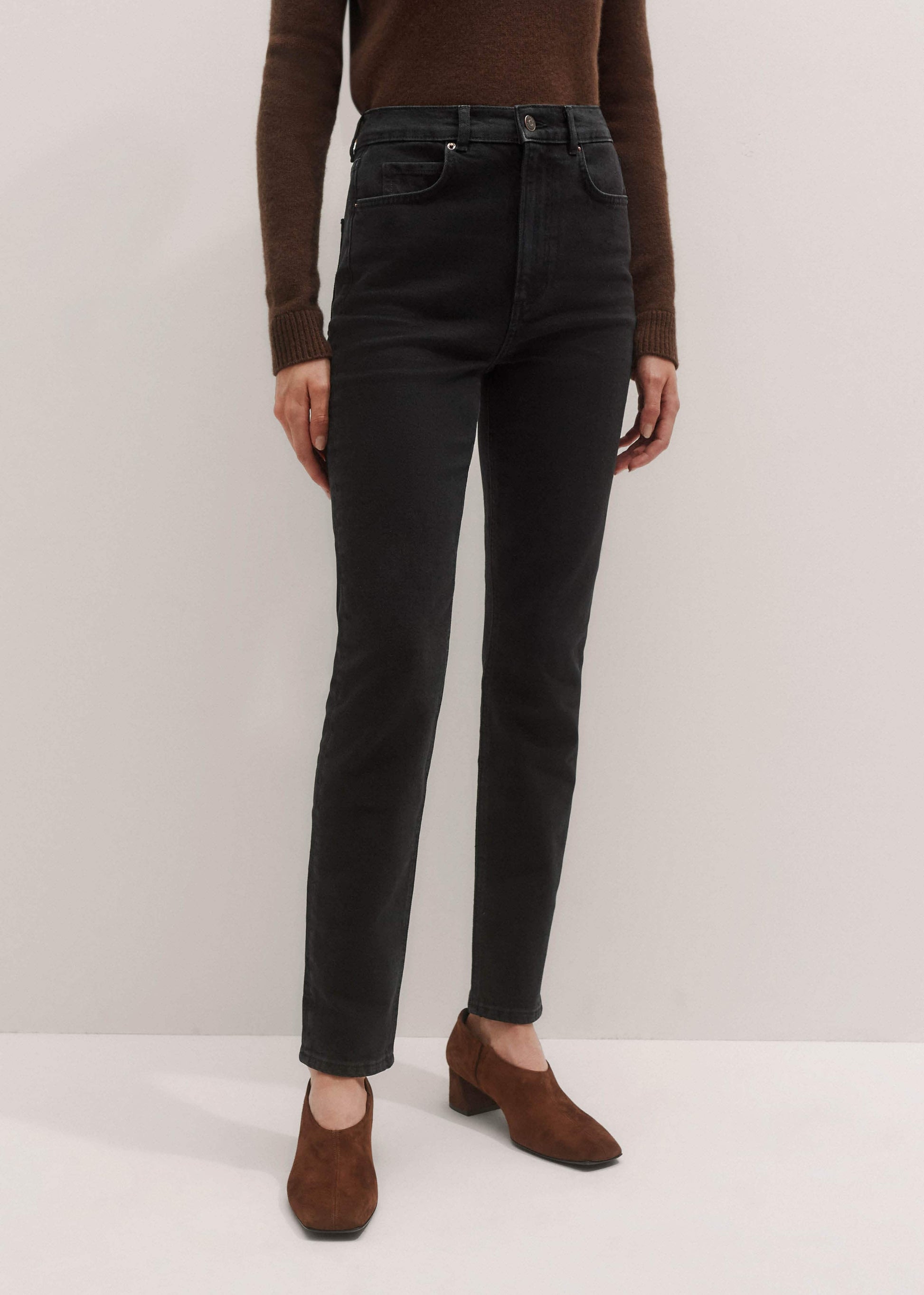 ME and EM Clothing Black Boot Ready Skinny Jean