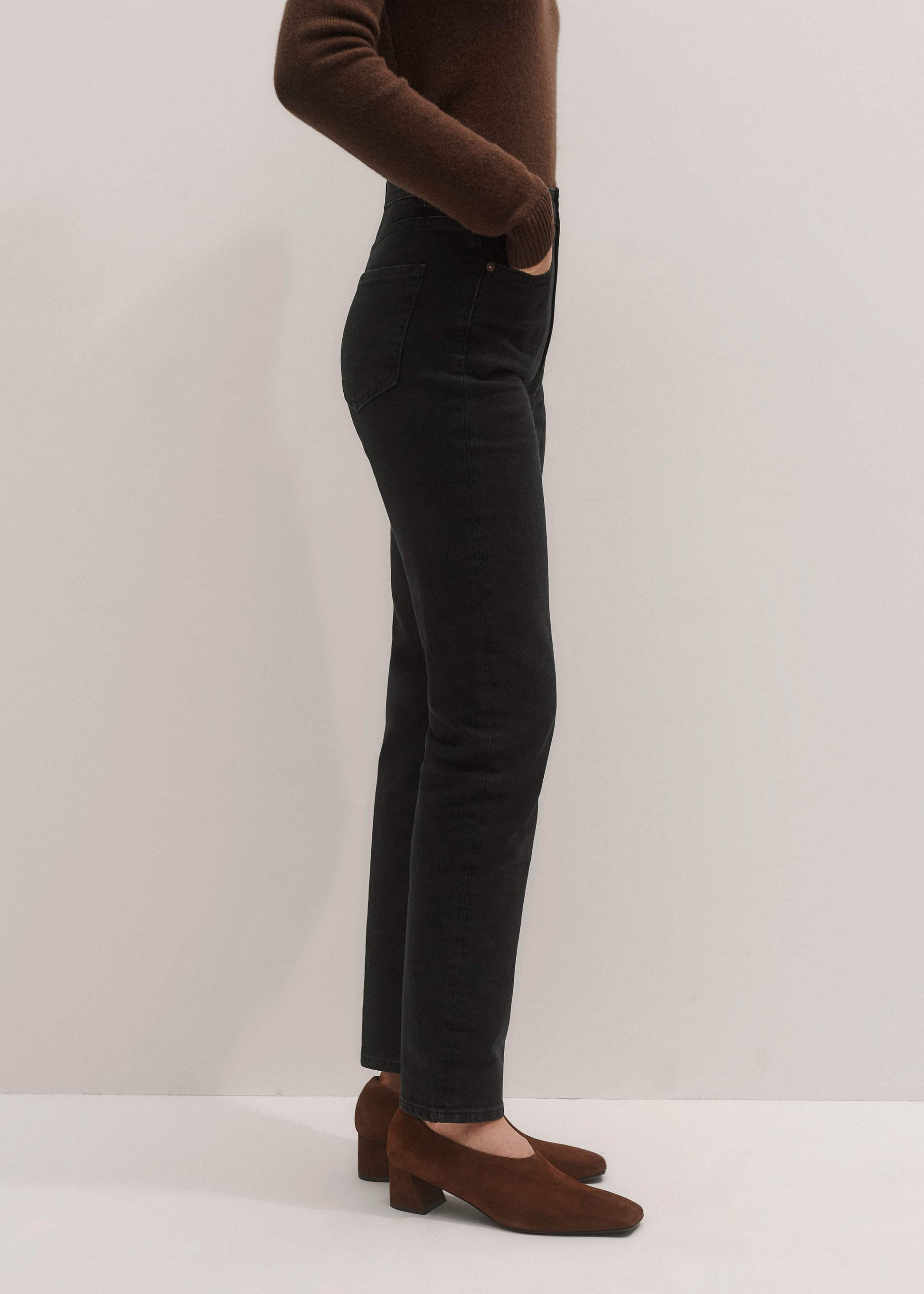 ME and EM Clothing Black Boot Ready Skinny Jean