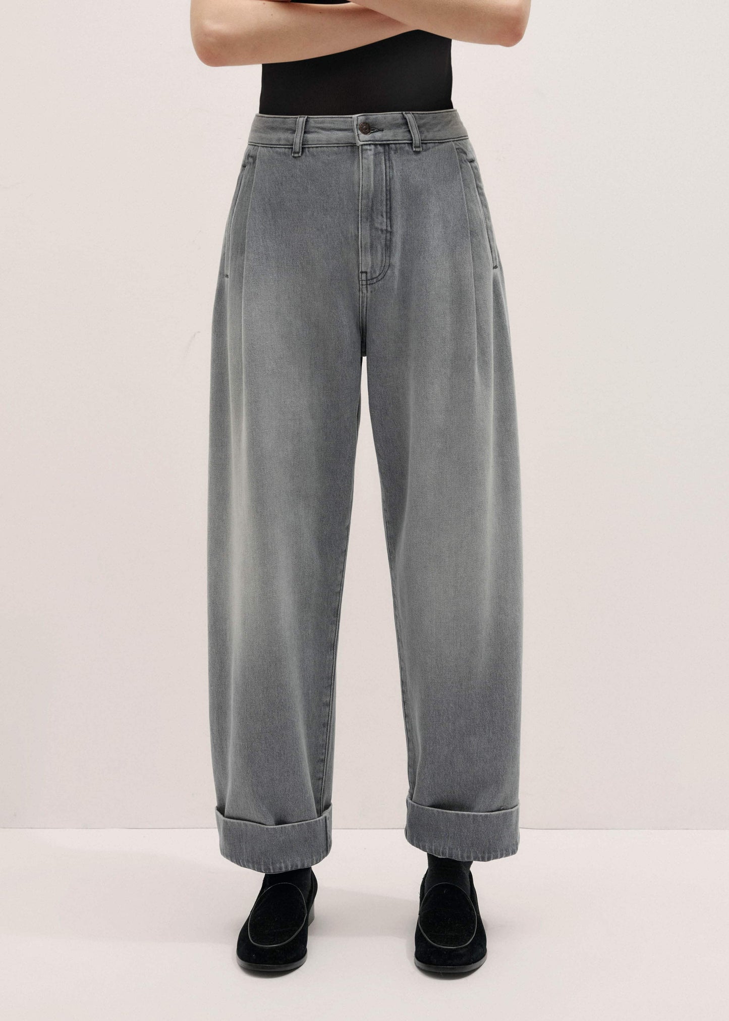 ME and EM Clothing Gray Clever Jean