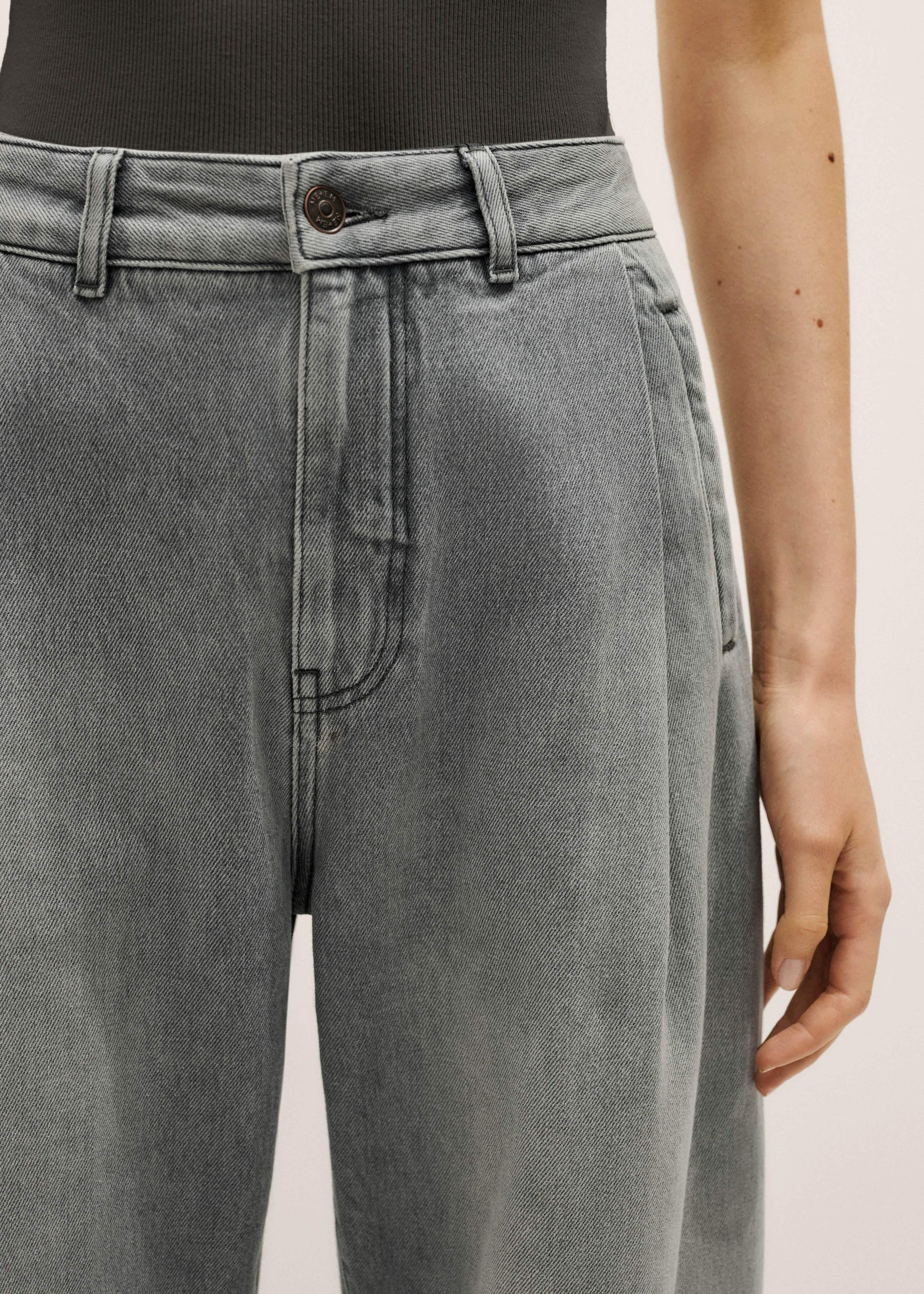 ME and EM Clothing Gray Clever Jean