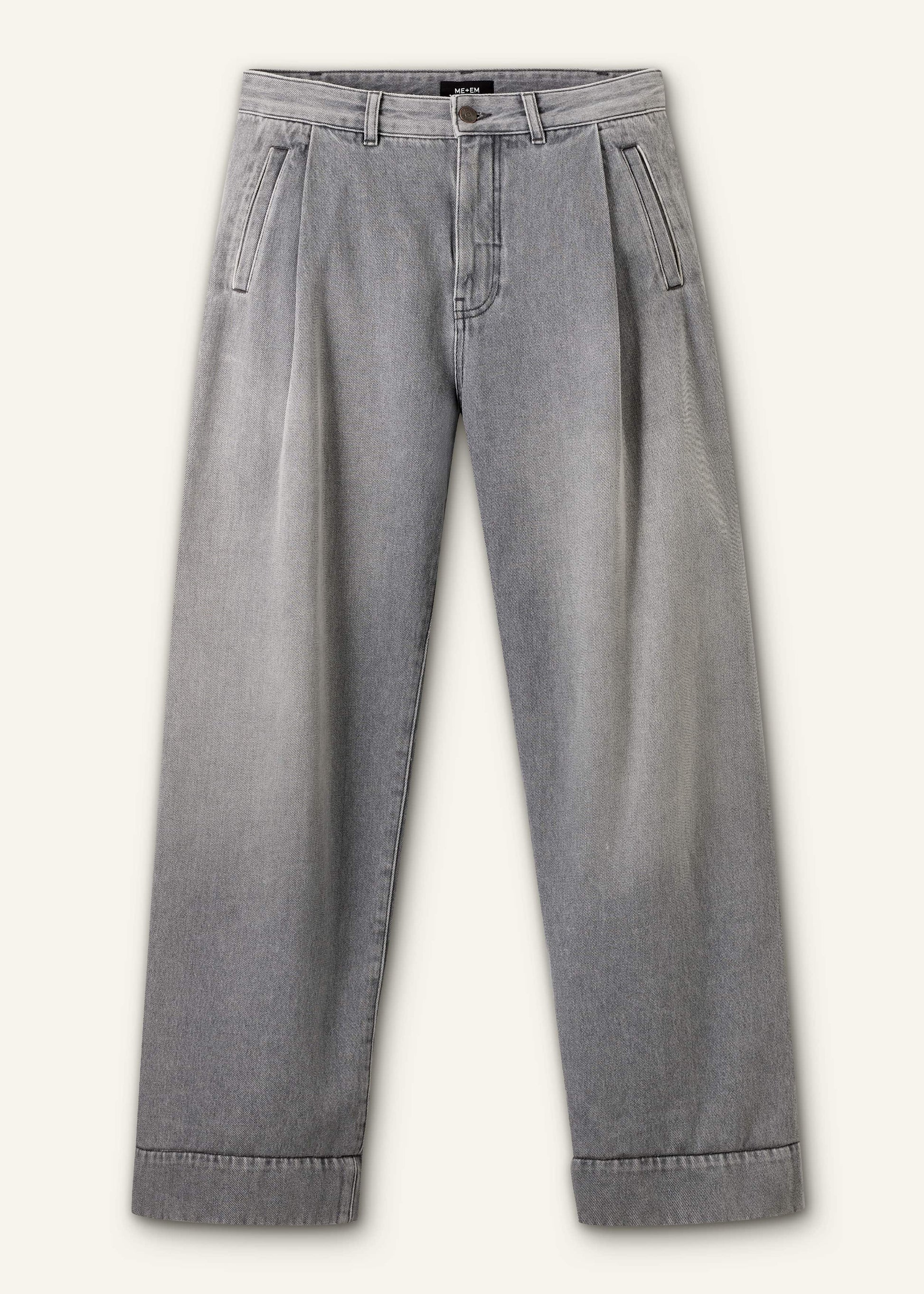 ME and EM Clothing Gray Clever Jean