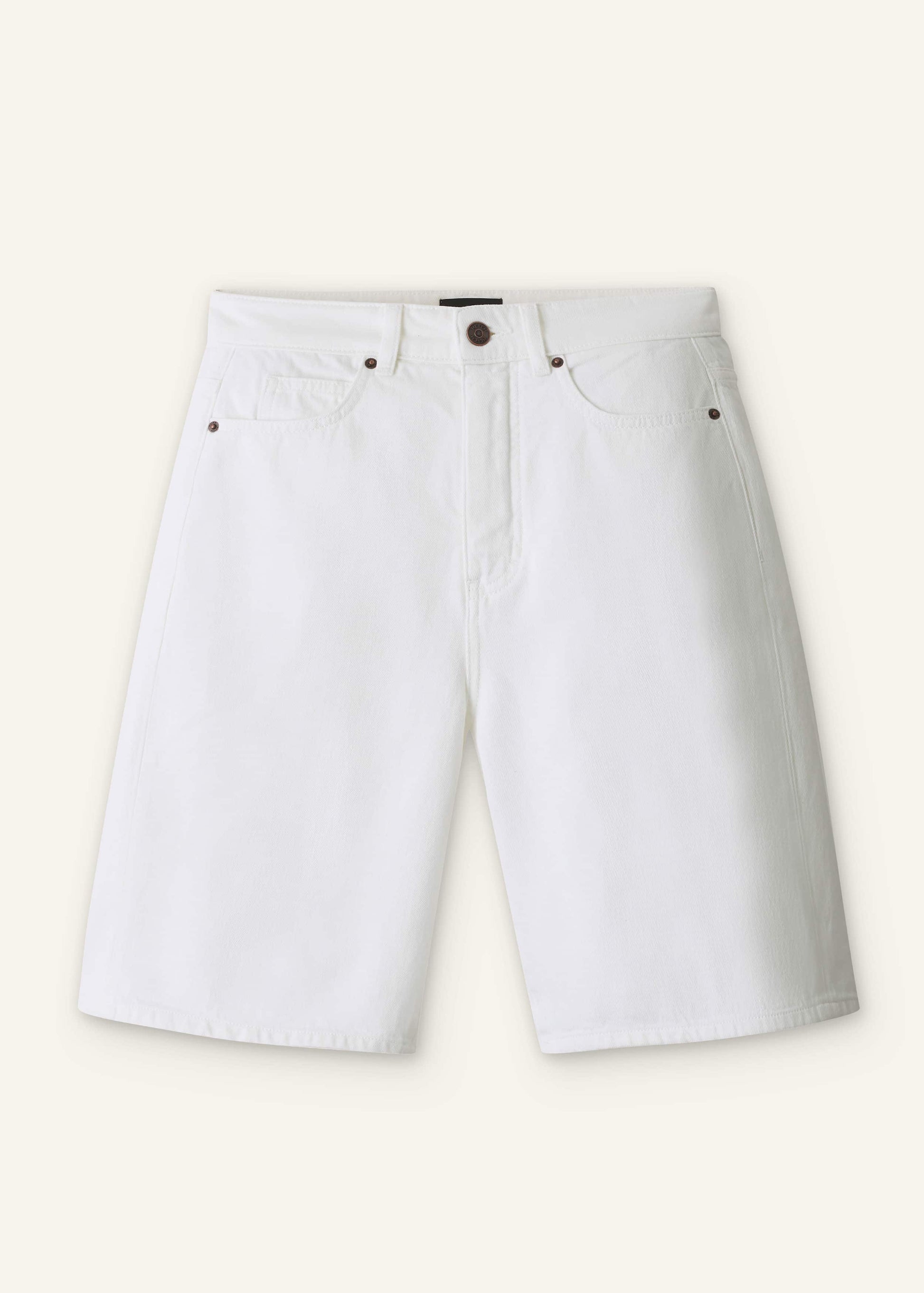 ME and EM Clothing White Bermuda Short