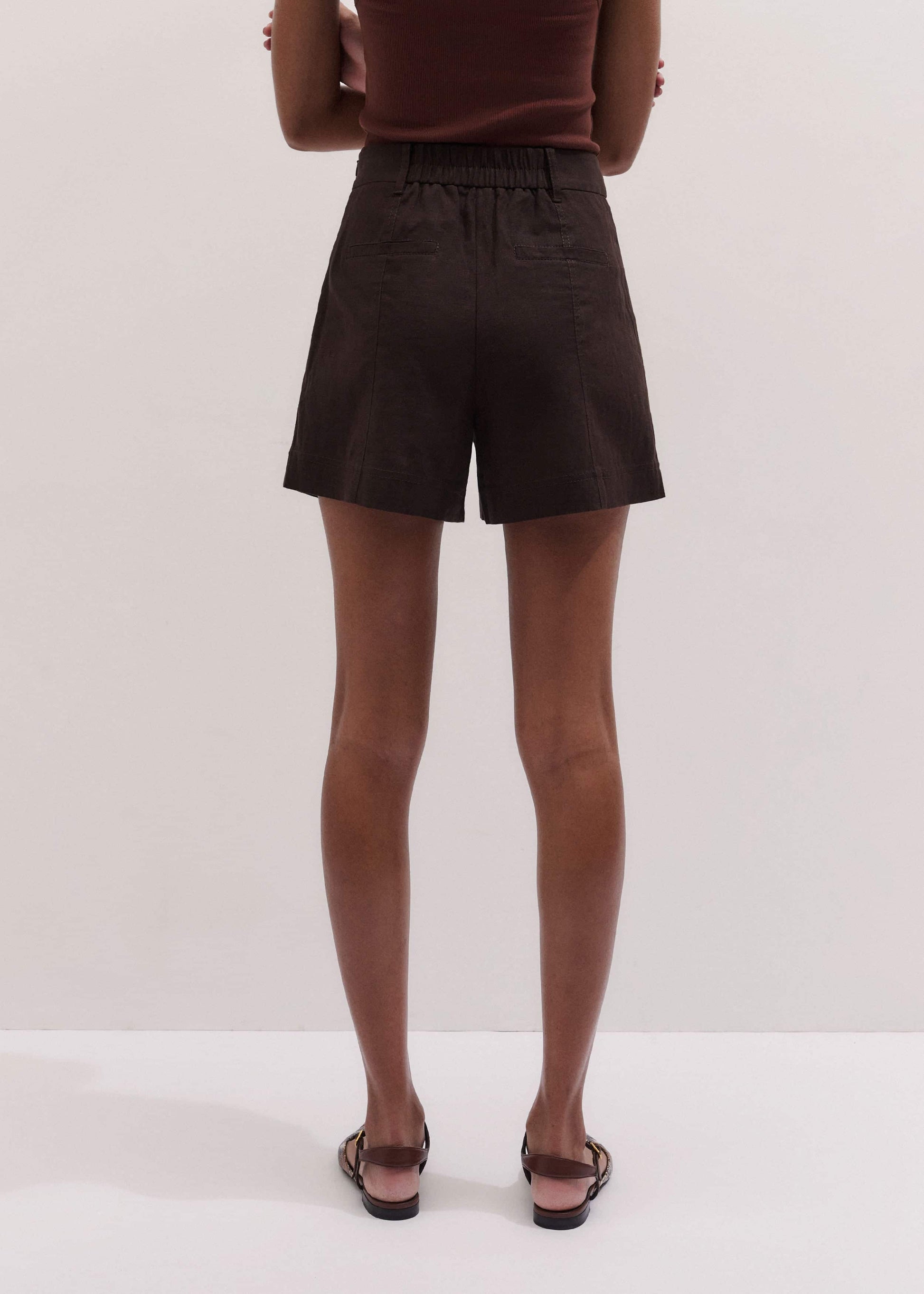 ME and EM Clothing Brown Easy Summer Short