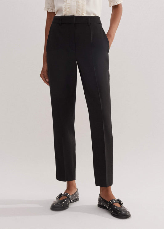 ME and EM Clothing Black Slim Crop Forever Tux Pant | Woven Pants