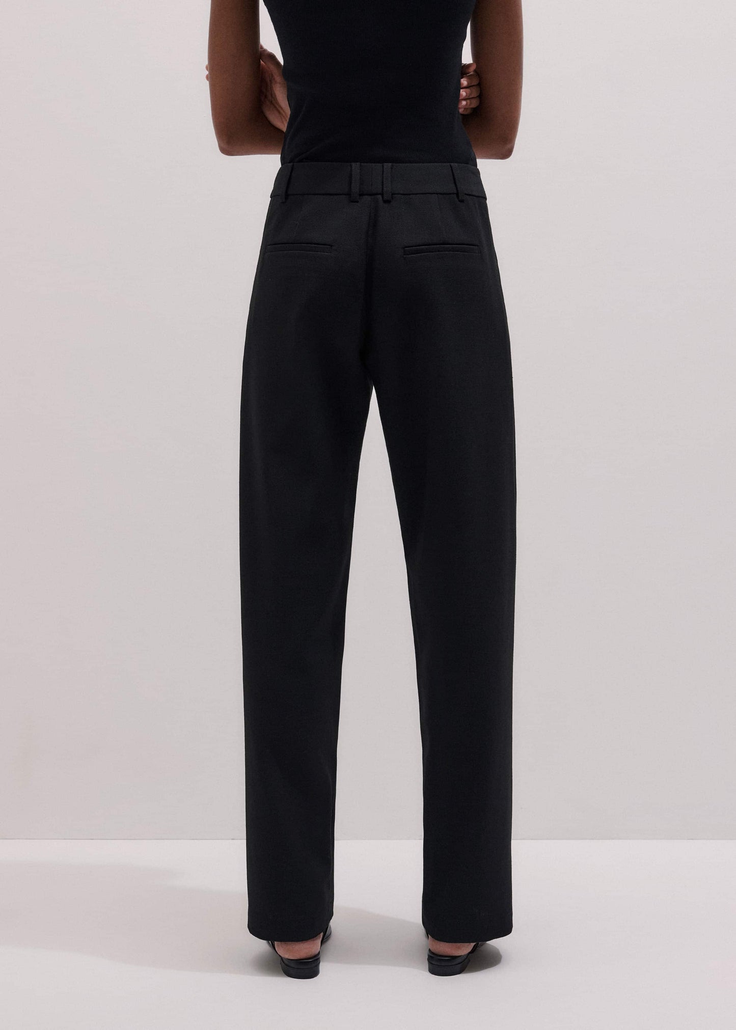ME and EM Clothing Black Clever Tapered Pant