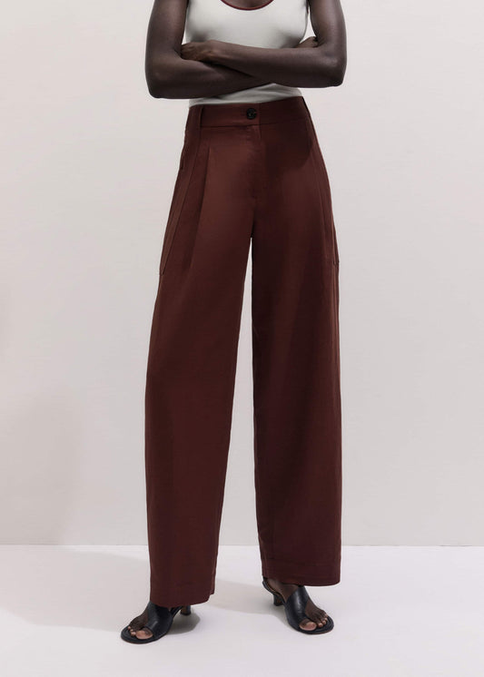 ME and EM Clothing Cinnamon Brown Extreme Taper Pant