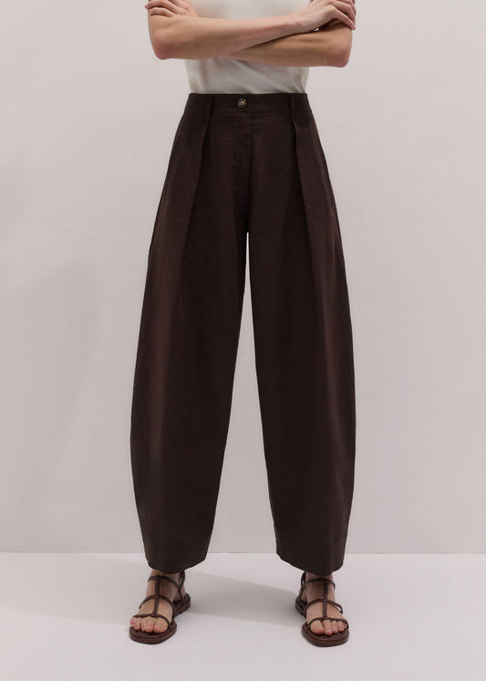 ME and EM Clothing Brown Extreme Taper Pant