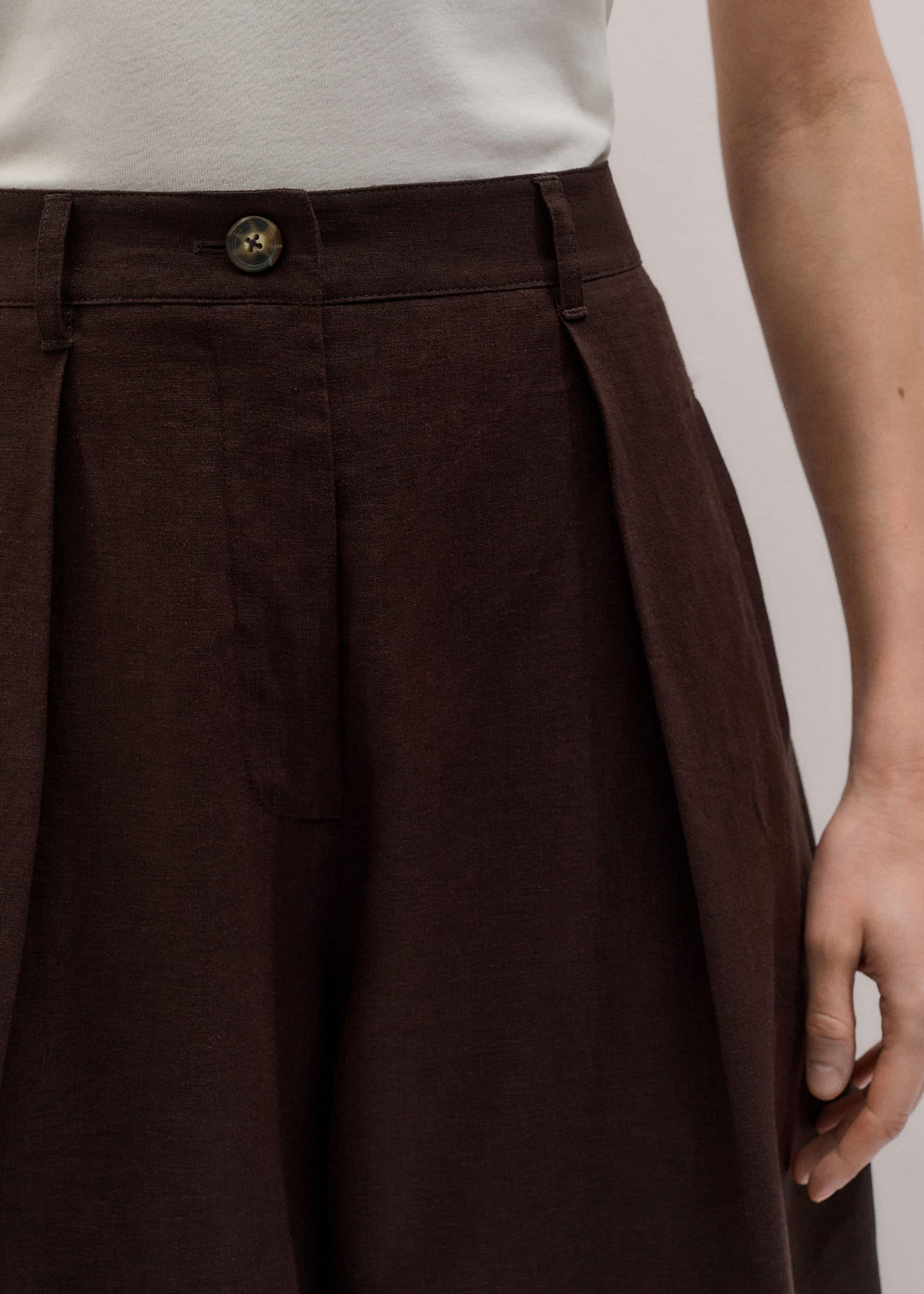 ME and EM Clothing Brown Extreme Taper Pant