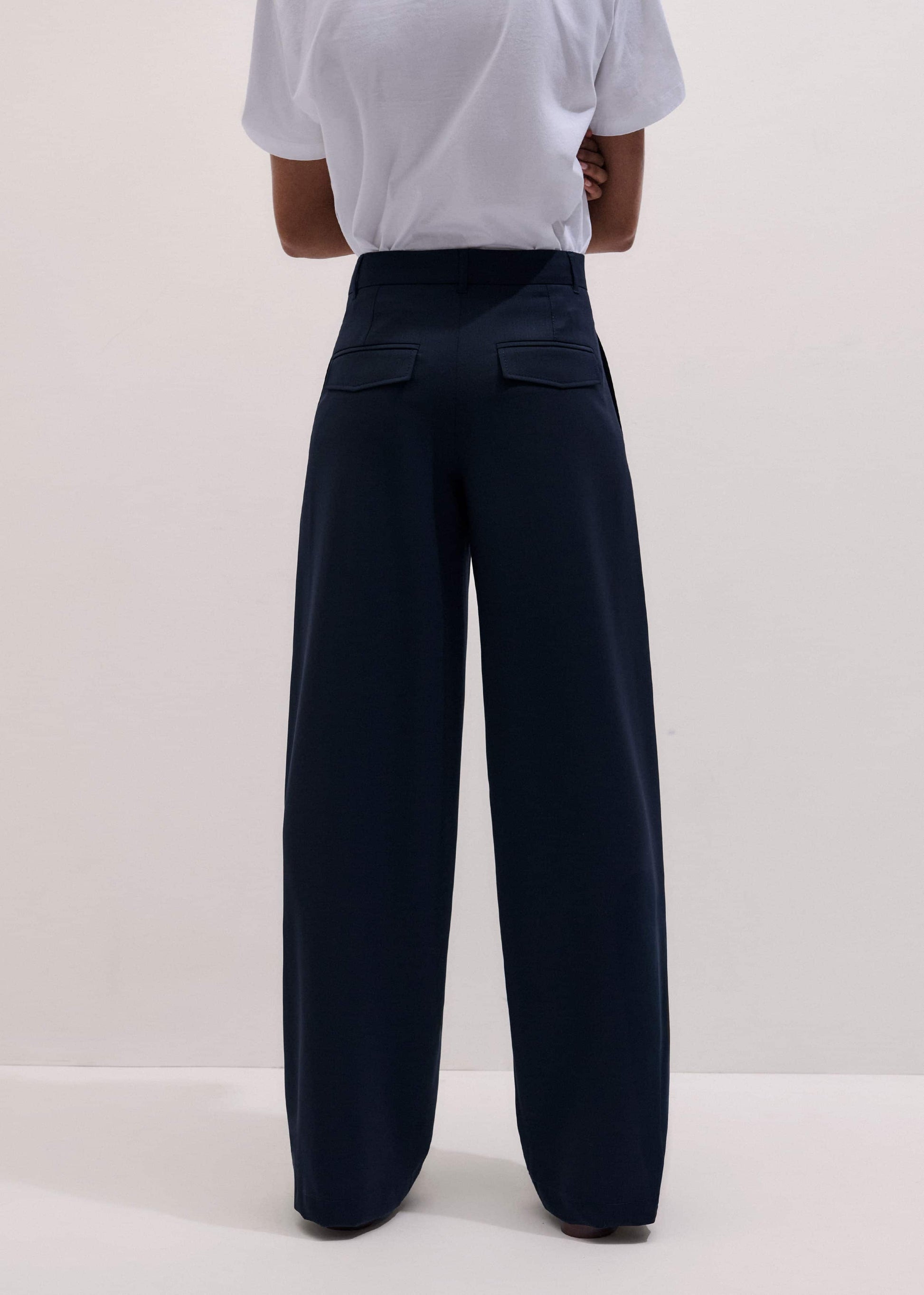 ME and EM Clothing Navy Extreme Taper Pant