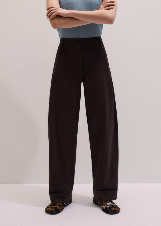 ME and EM Clothing Chocolate Brown Clever Tapered Chino