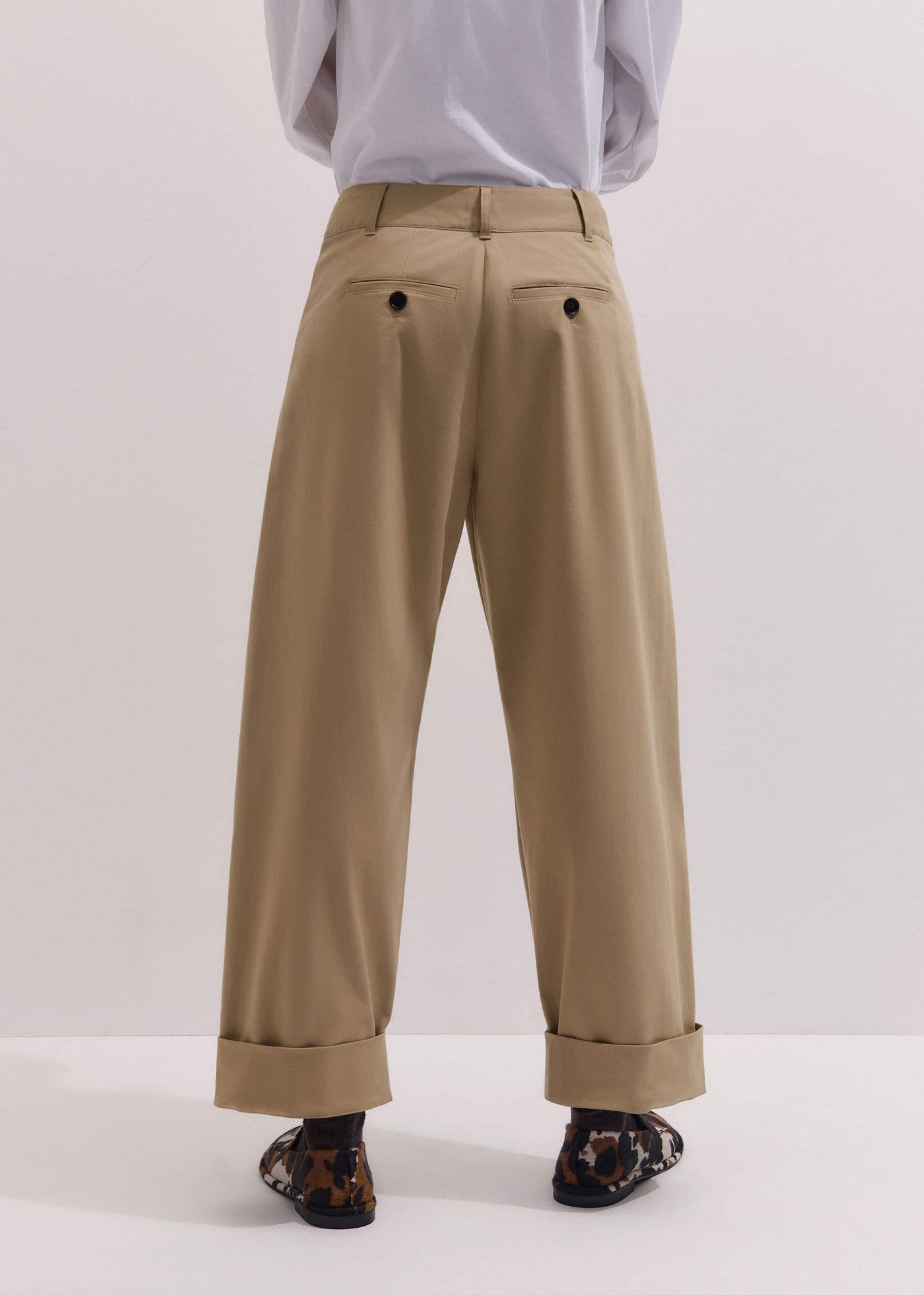 ME and EM Clothing Brown Clever Tapered Chino