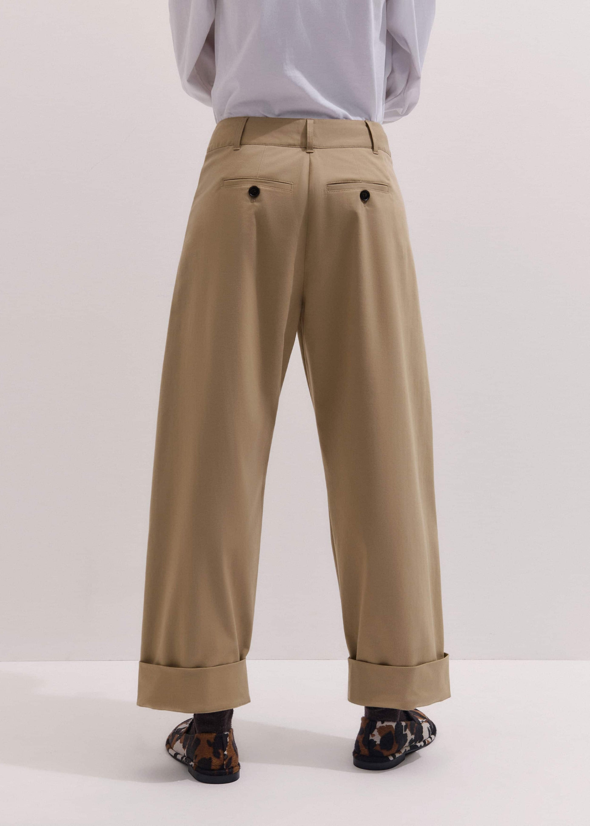 ME and EM Clothing Brown Clever Tapered Chino