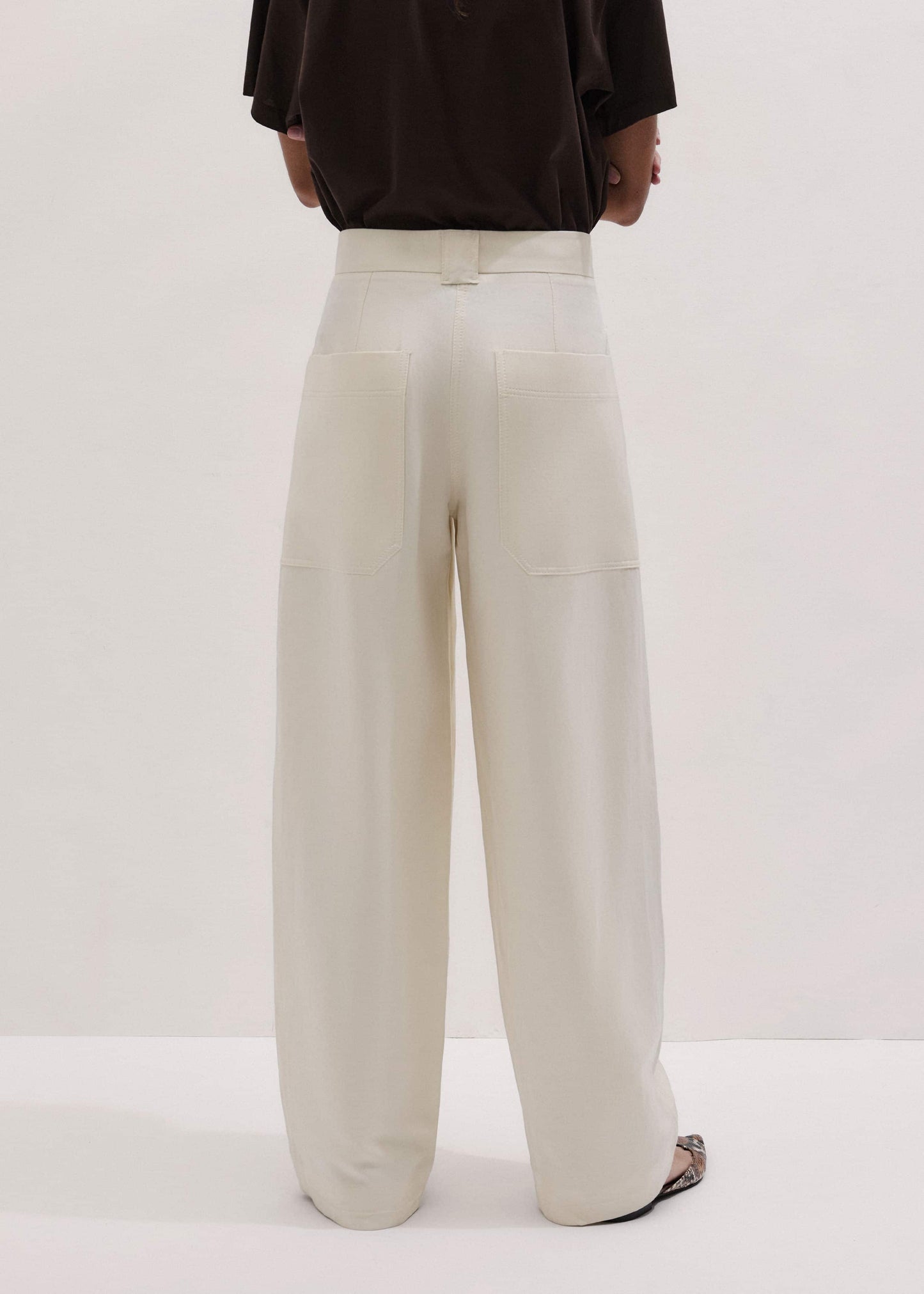 ME and EM Clothing Chalk Extreme Taper Pant
