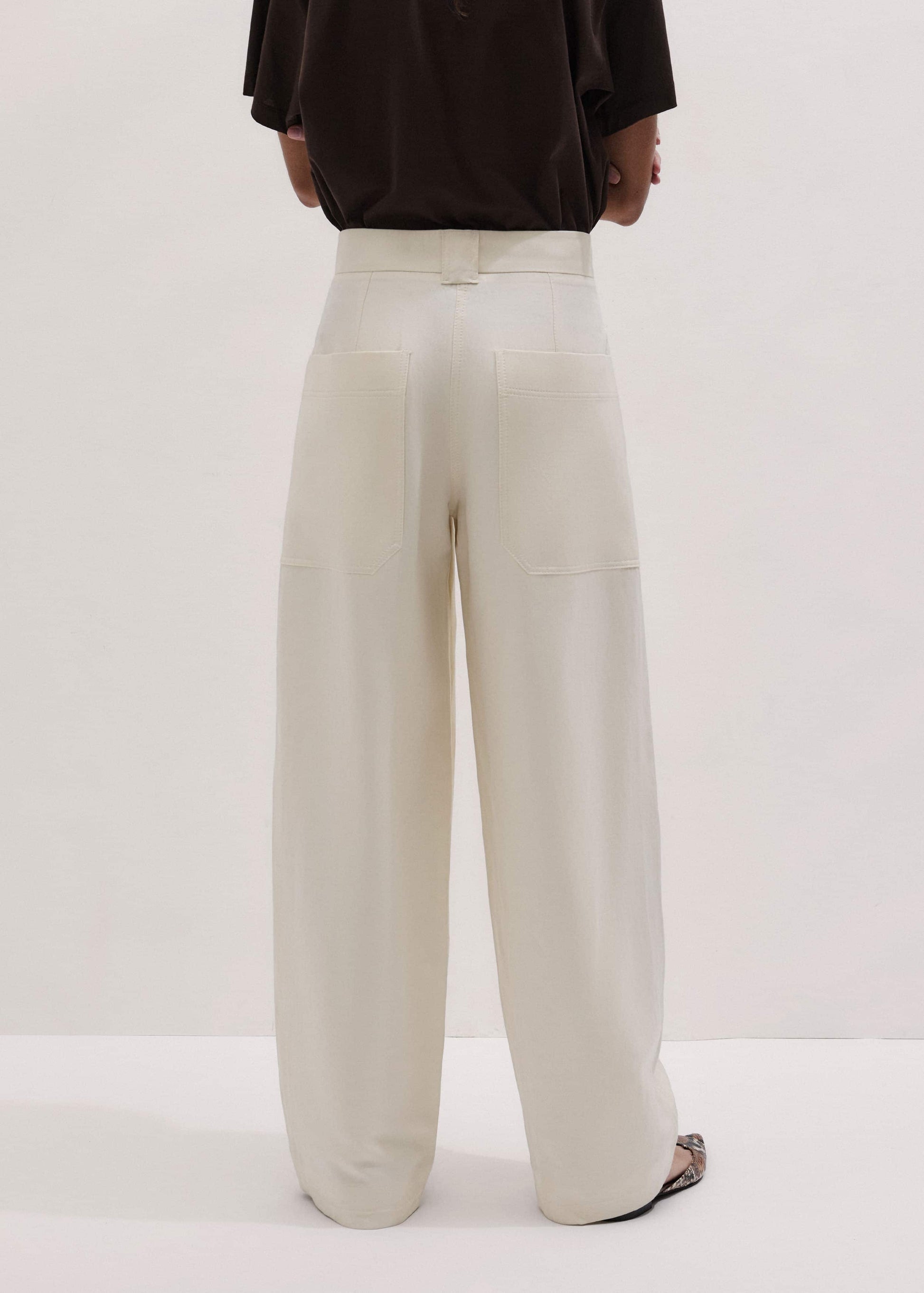ME and EM Clothing Chalk Extreme Taper Pant