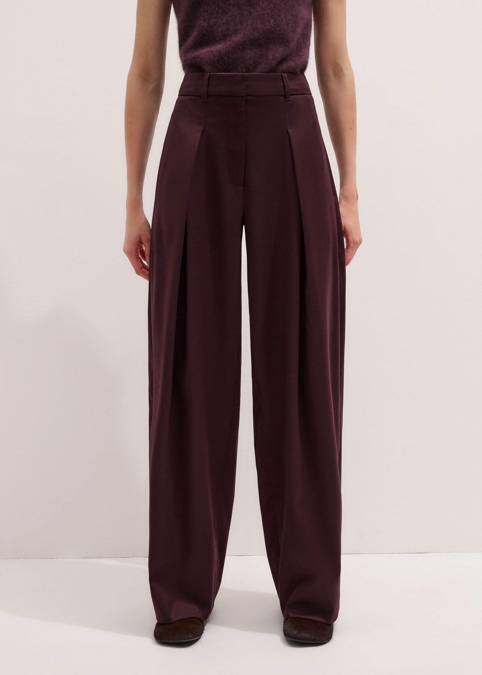 ME and EM Clothing Red Tapered Pant
