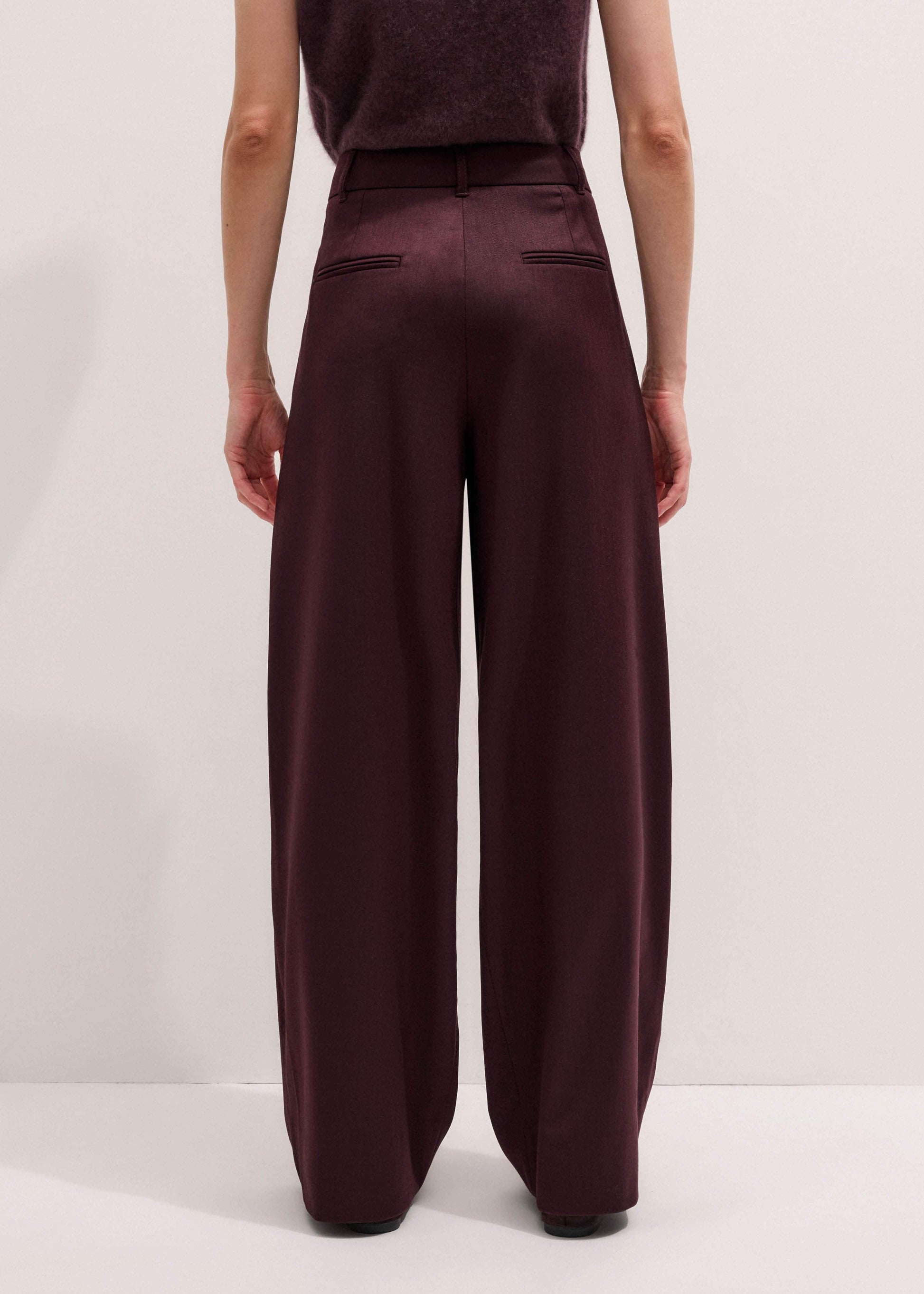 ME and EM Clothing Red Tapered Pant