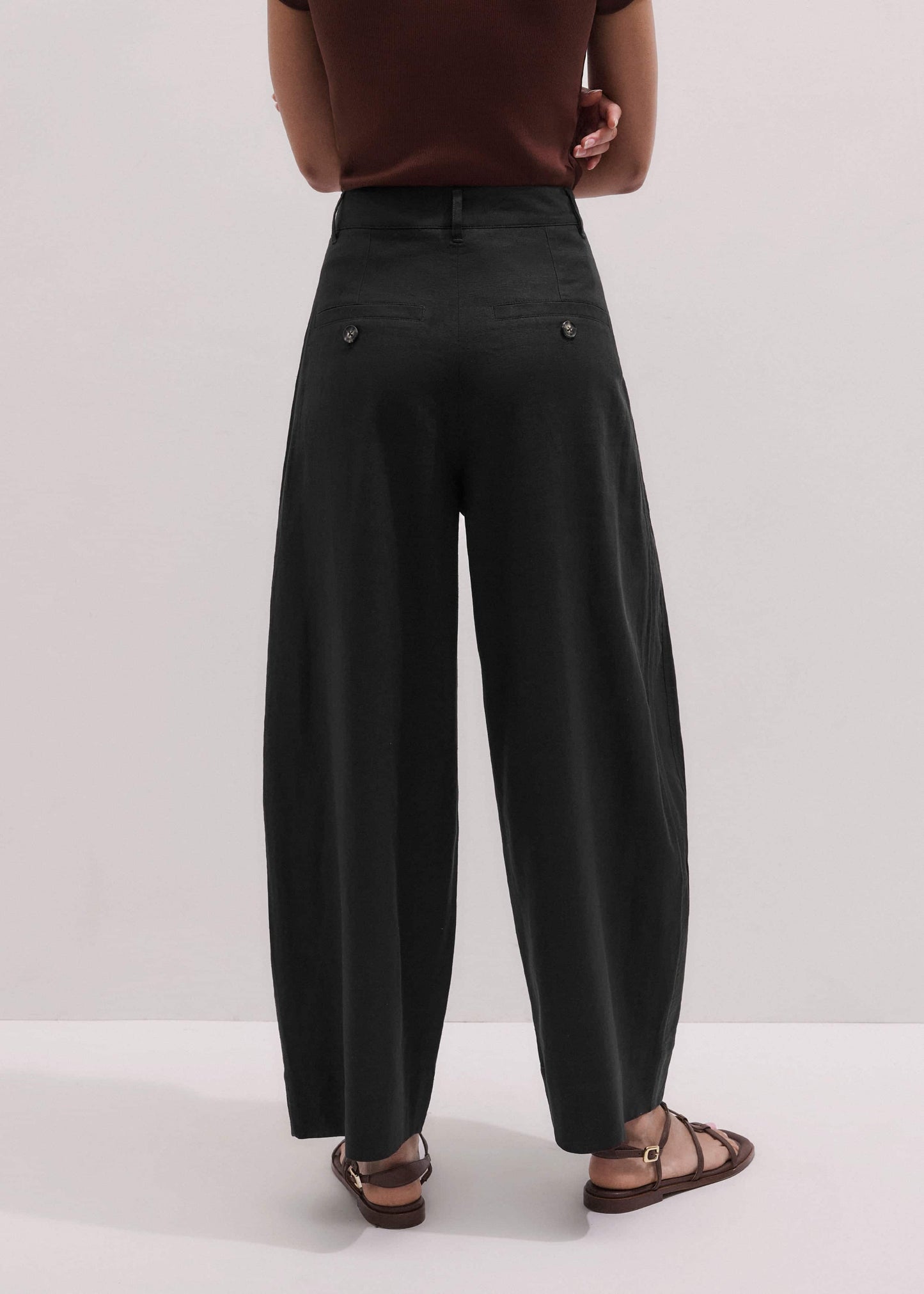 ME and EM Clothing Black Extreme Taper Pant