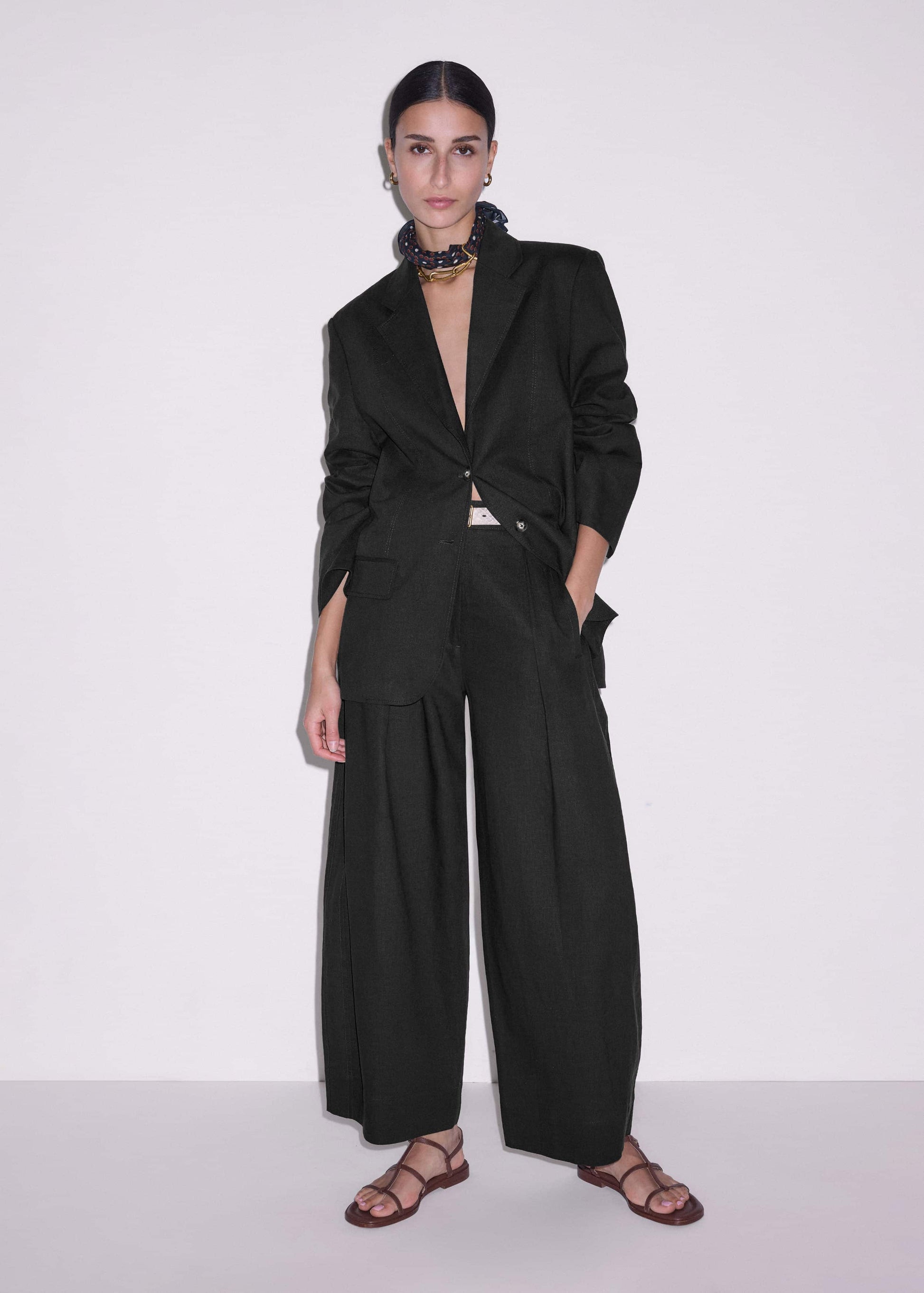 ME and EM Clothing Black Extreme Taper Pant