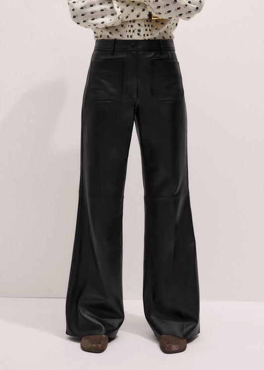 ME and EM Clothing Black Boot Cut Pant