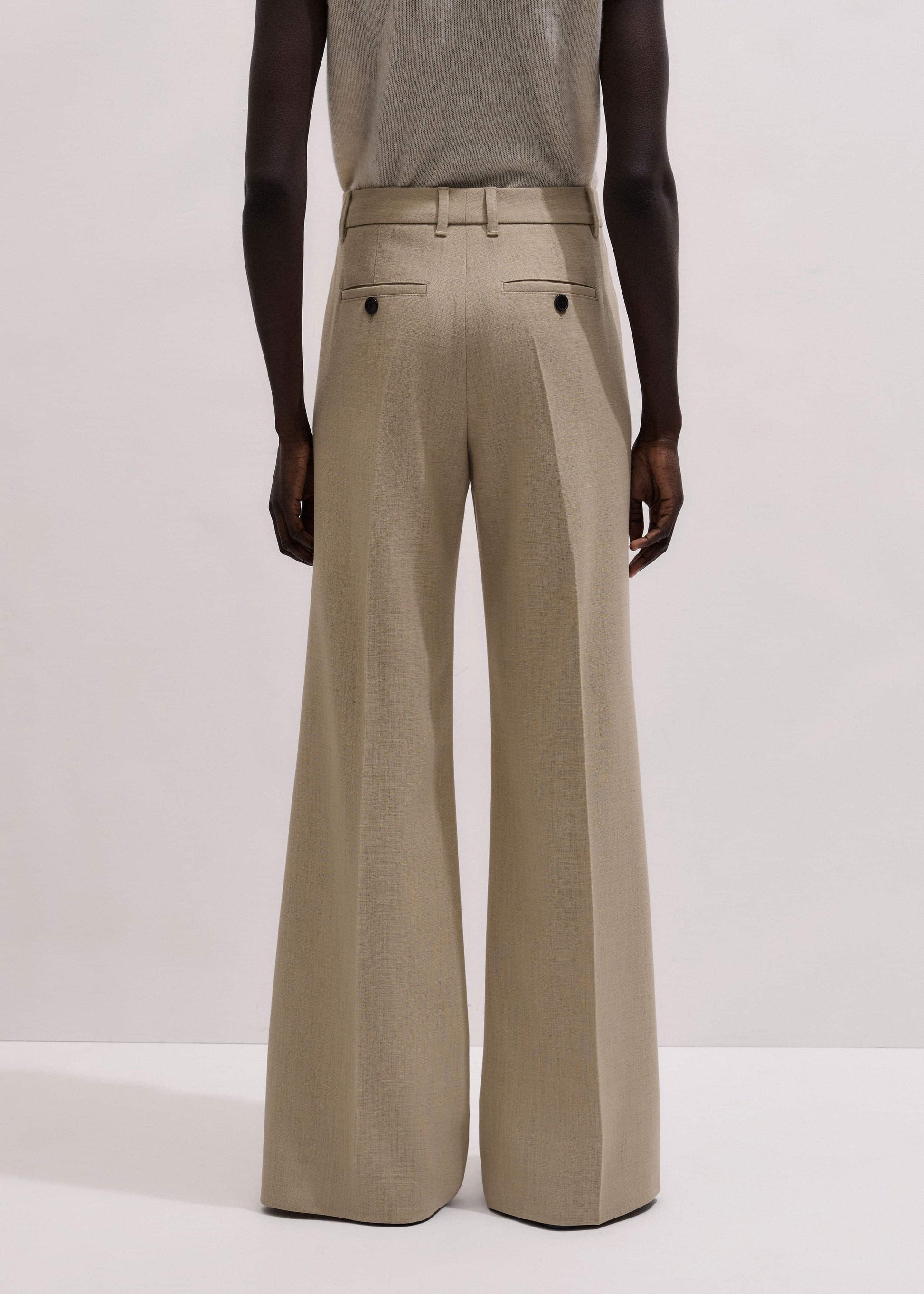 ME and EM Clothing Sand Tailored Leg Elongator Pant