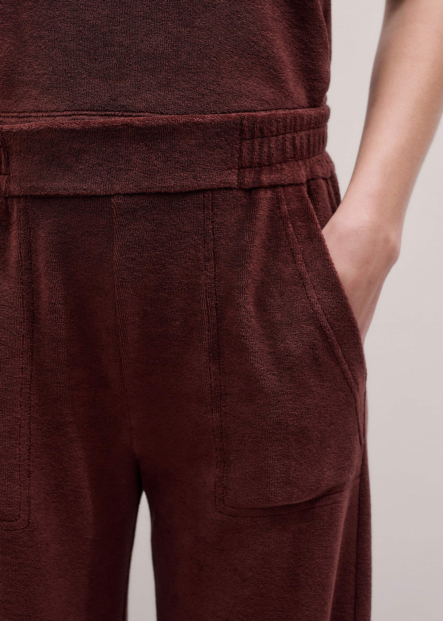 ME and EM Clothing Cinnamon Brown Relaxed Sweatpant