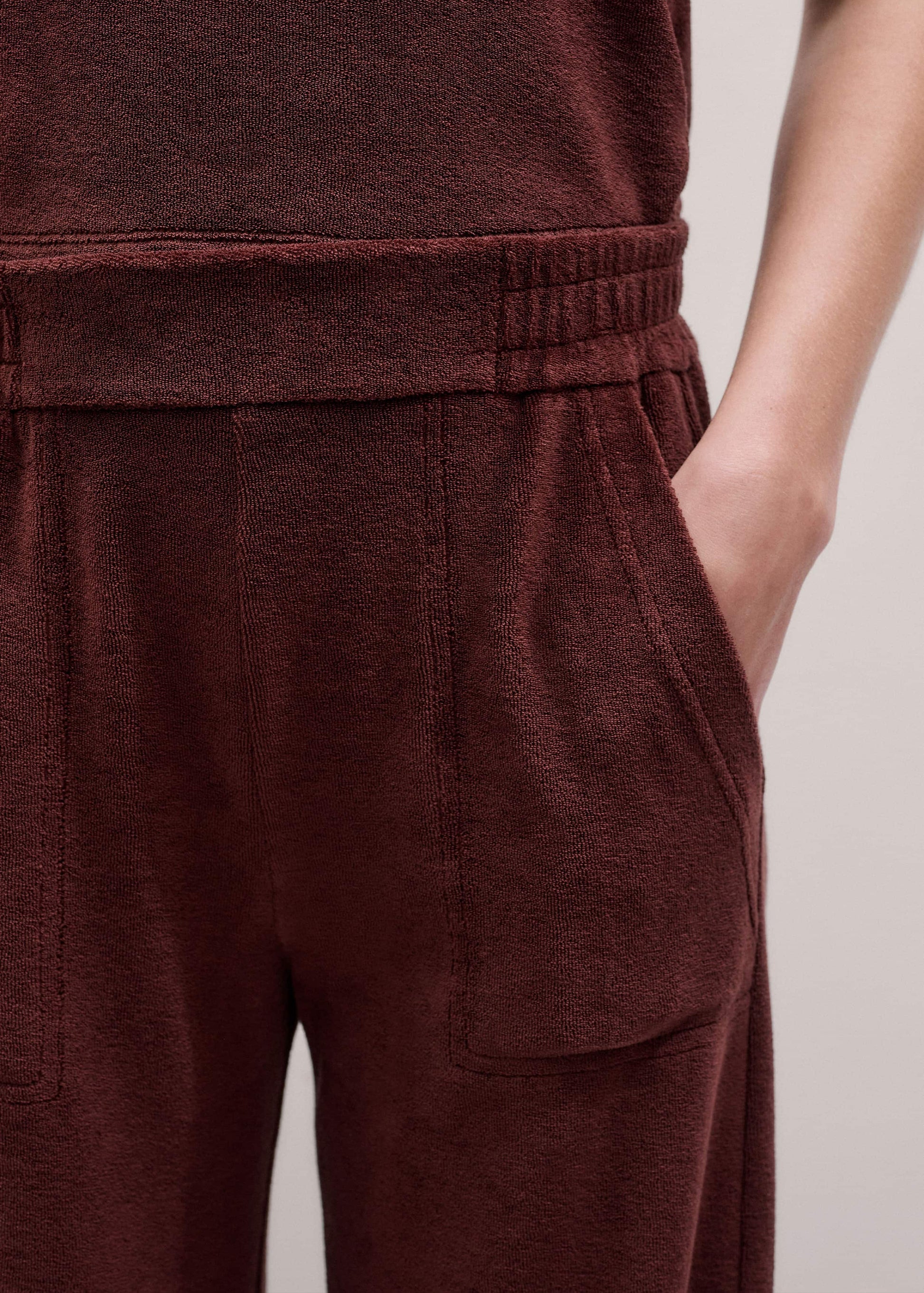 ME and EM Clothing Cinnamon Brown Relaxed Sweatpant