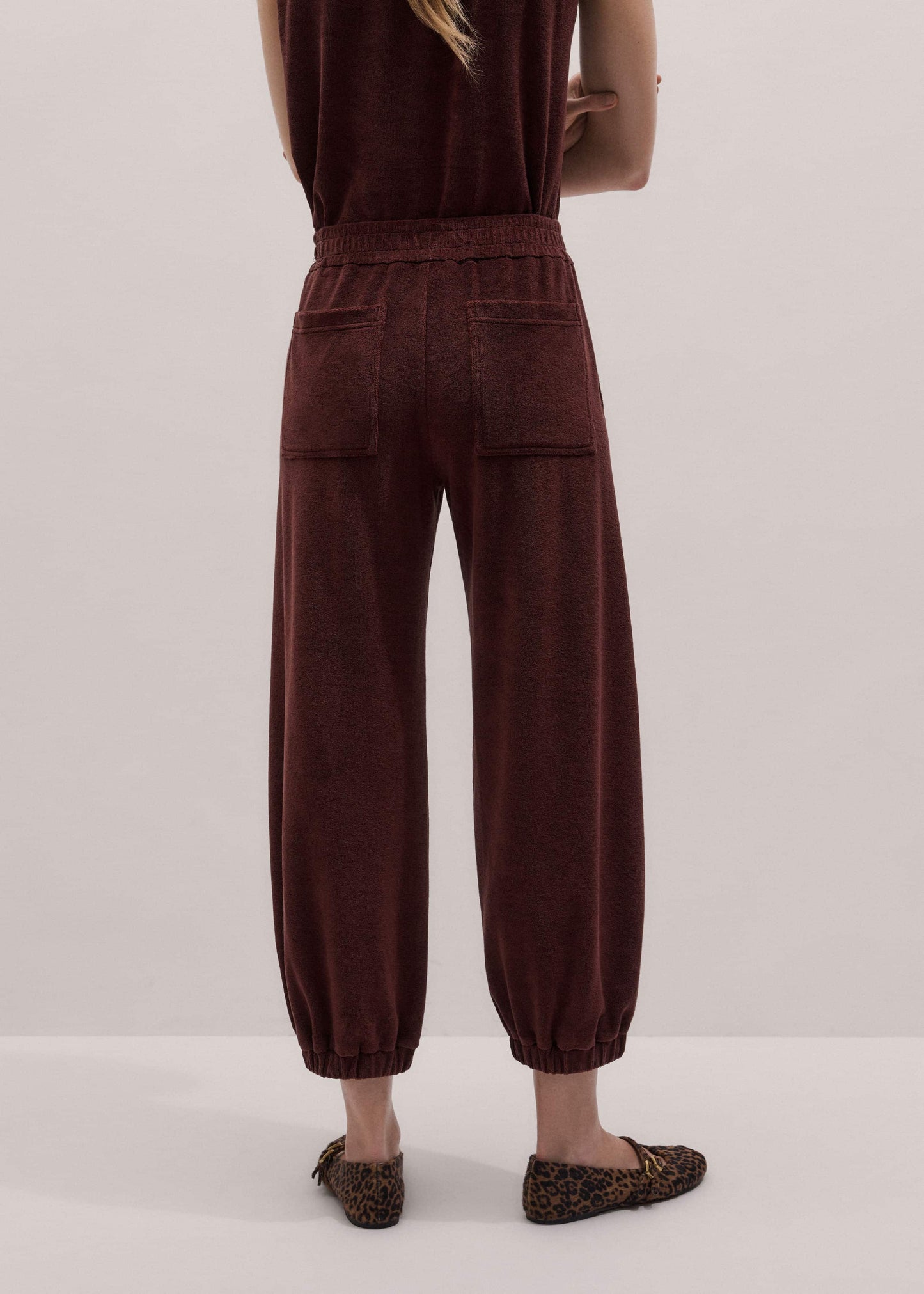 ME and EM Clothing Cinnamon Brown Relaxed Sweatpant