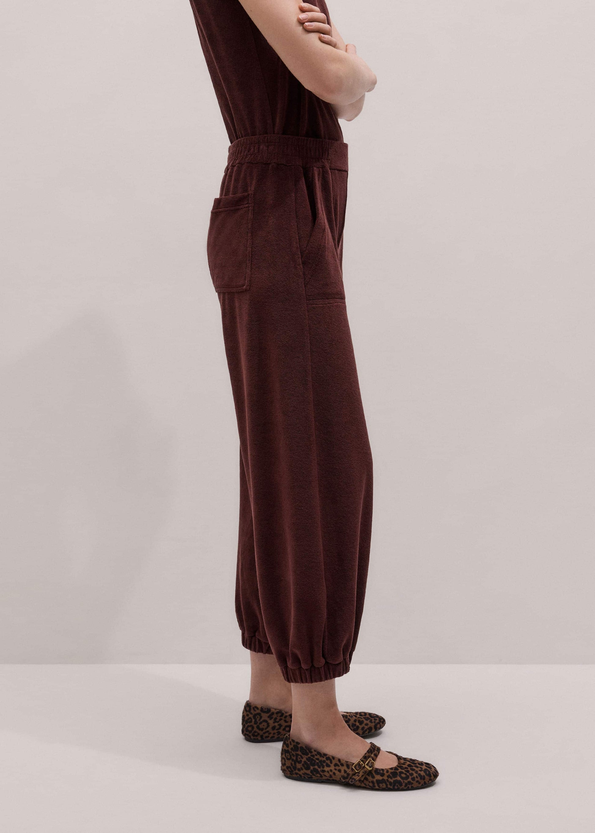ME and EM Clothing Cinnamon Brown Relaxed Sweatpant