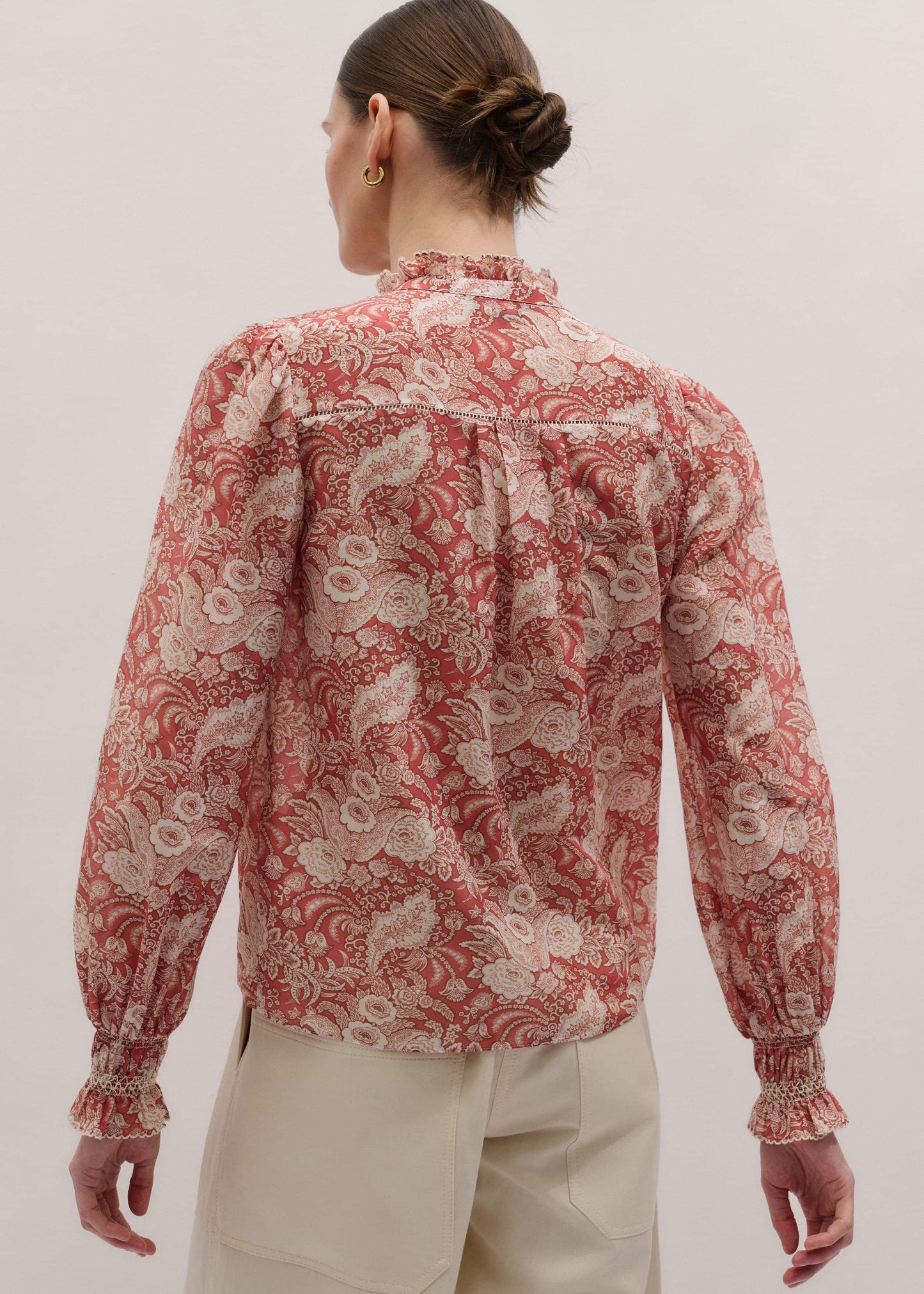 ME and EM Clothing Pink Relaxed Blouse