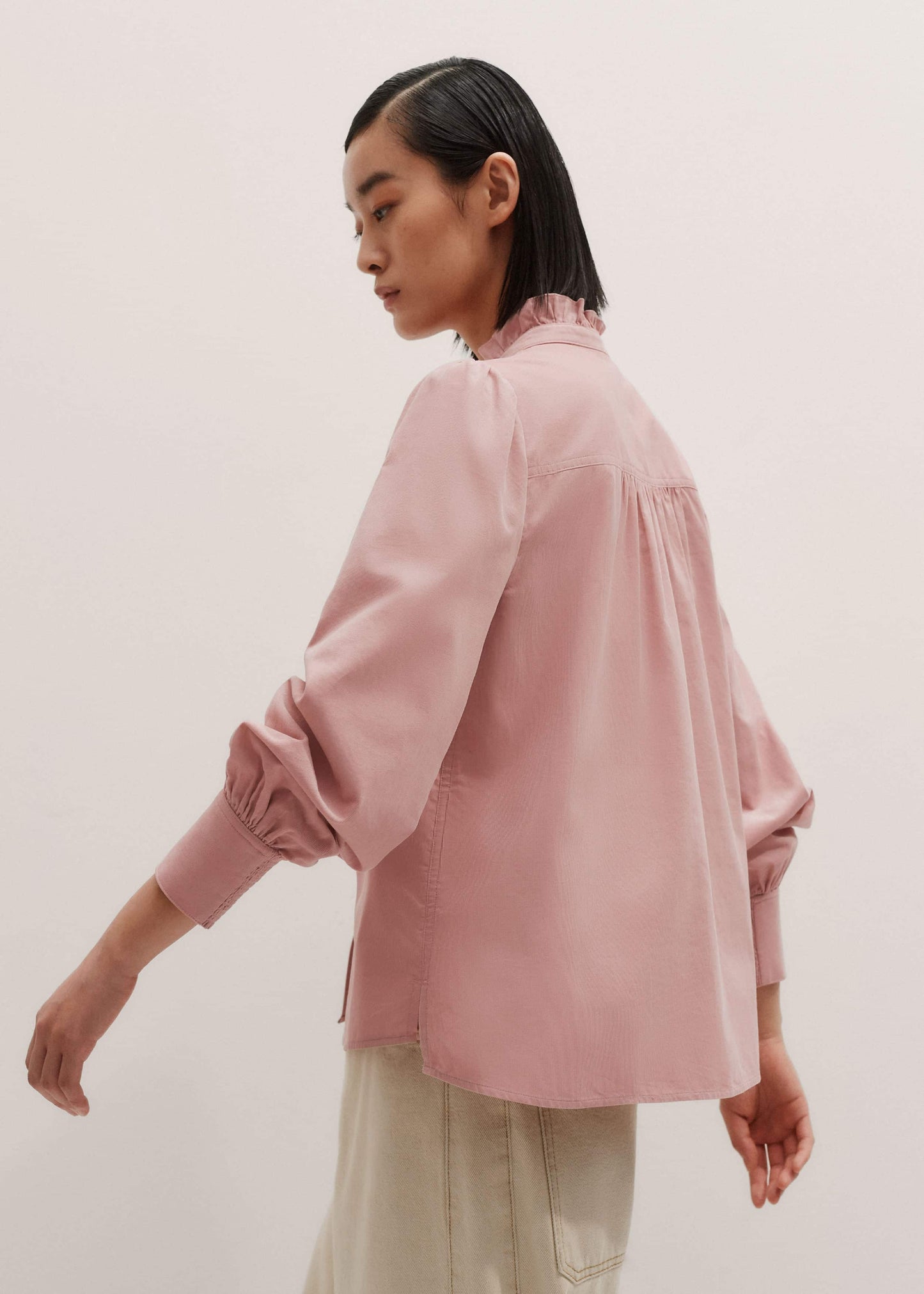 ME and EM Clothing Pink Winter Blouse