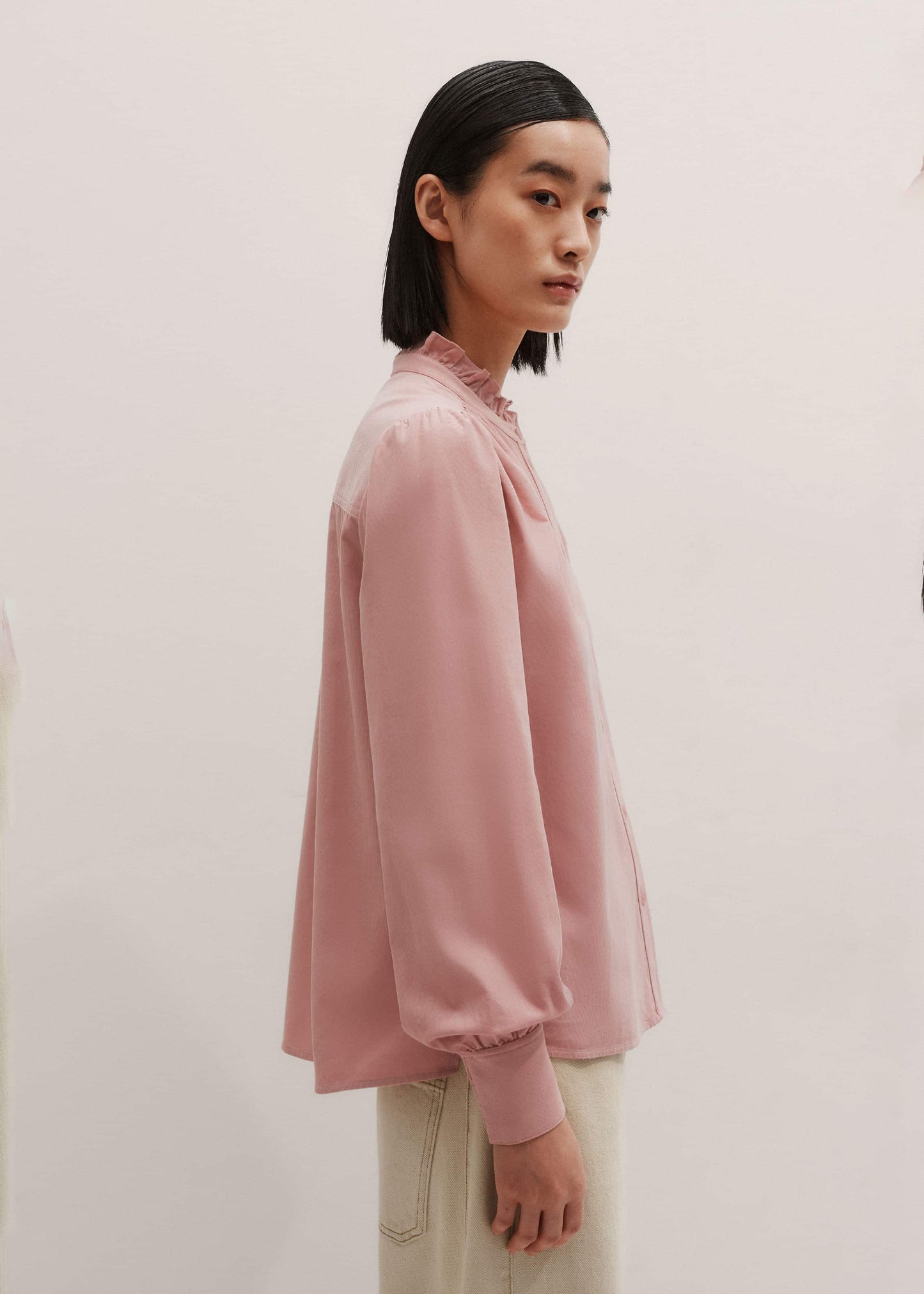 ME and EM Clothing Pink Winter Blouse