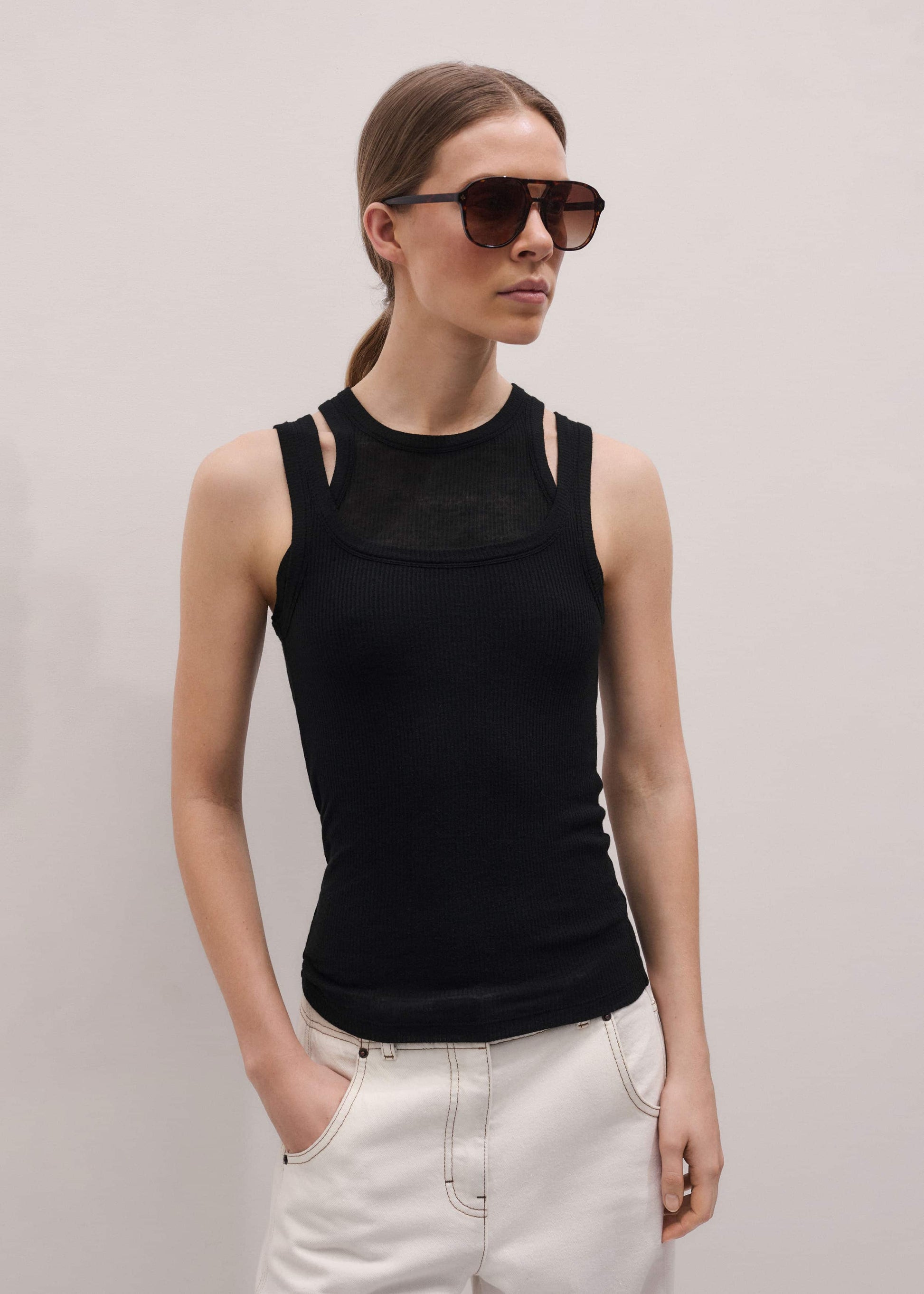 ME and EM Clothing Black 2-in-1 Vest
