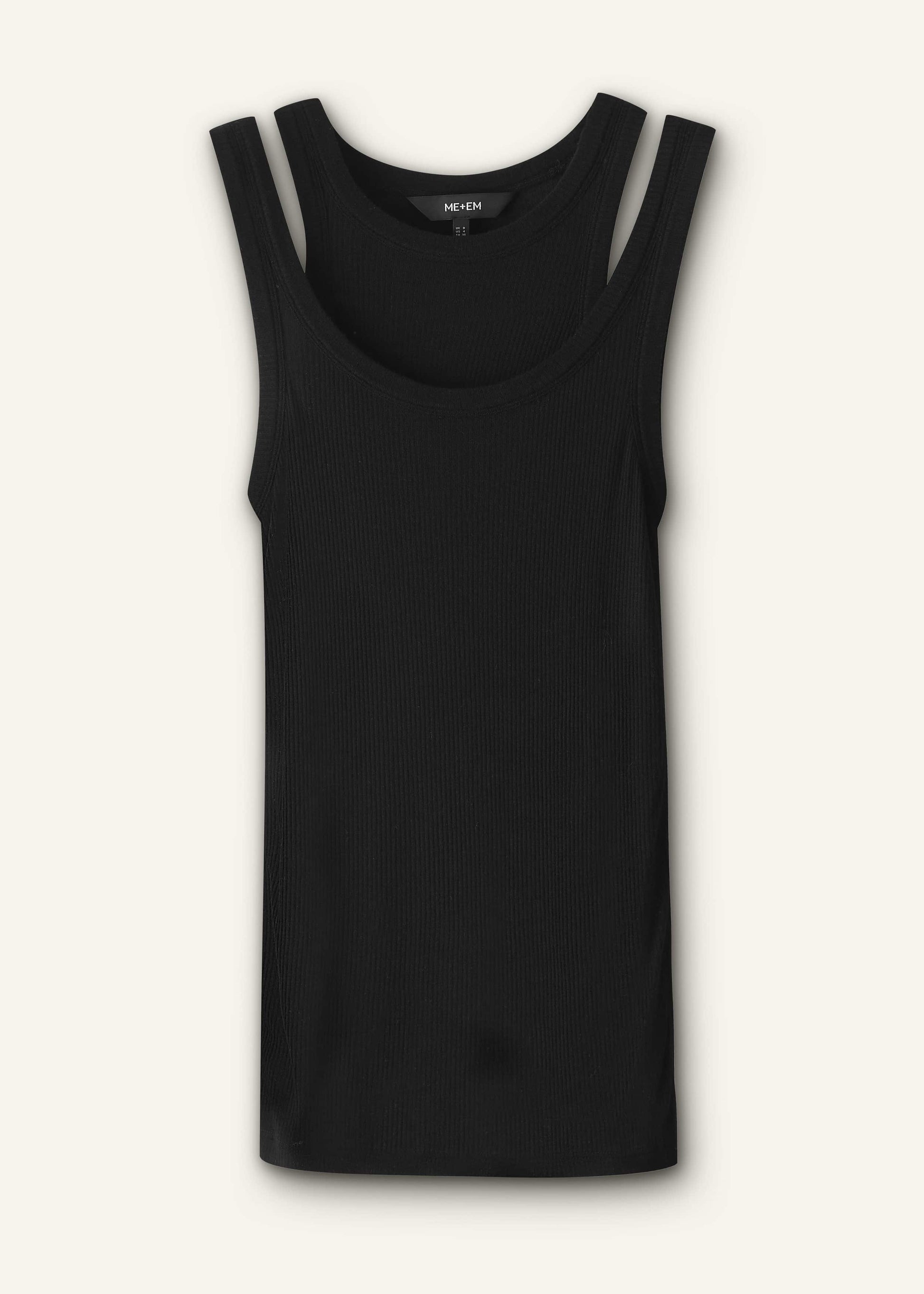 ME and EM Clothing Black 2-in-1 Vest