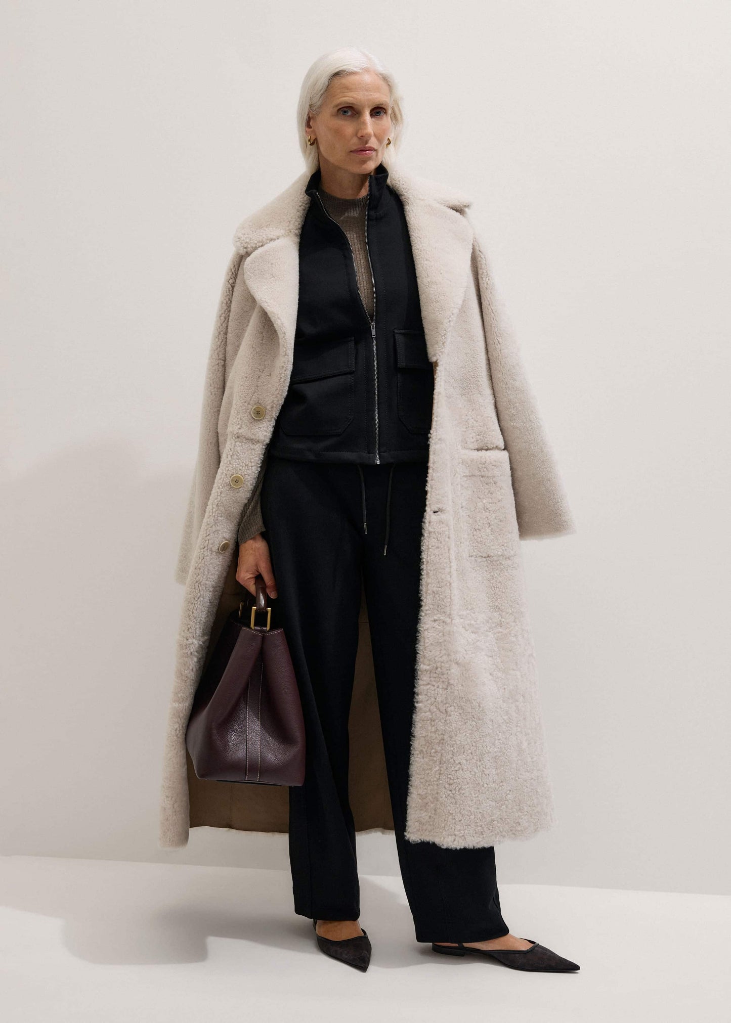 ME and EM Clothing Black Luxe Travel Tailoring Layering Jacket