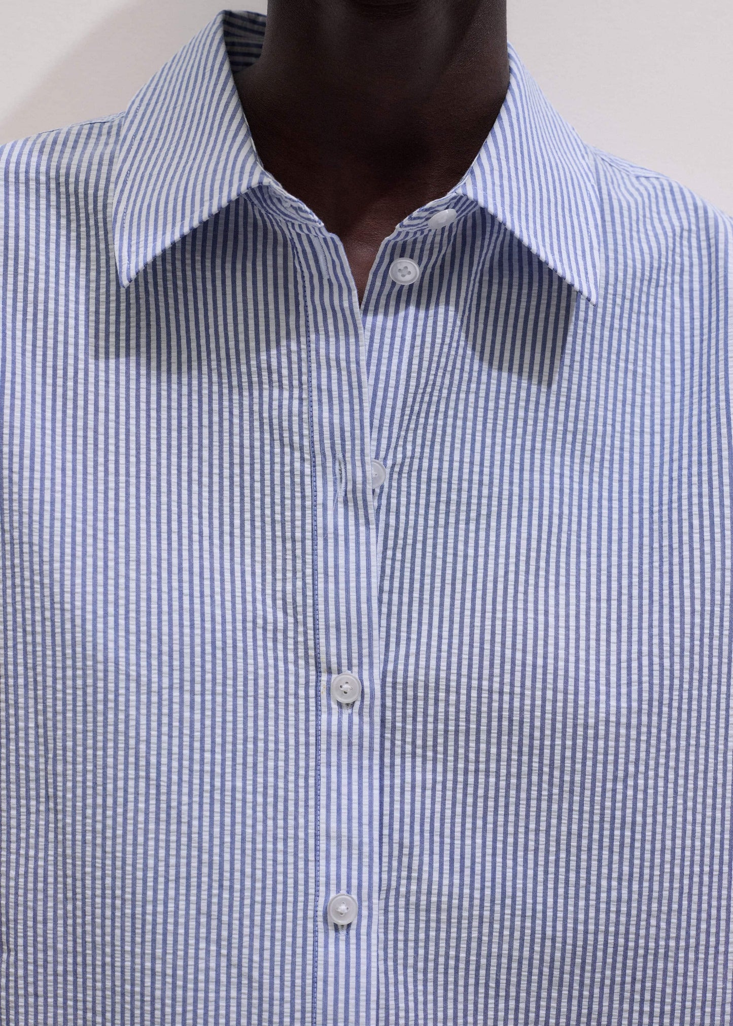 ME and EM Clothing Blue Stripe Relaxed Forever Shirt