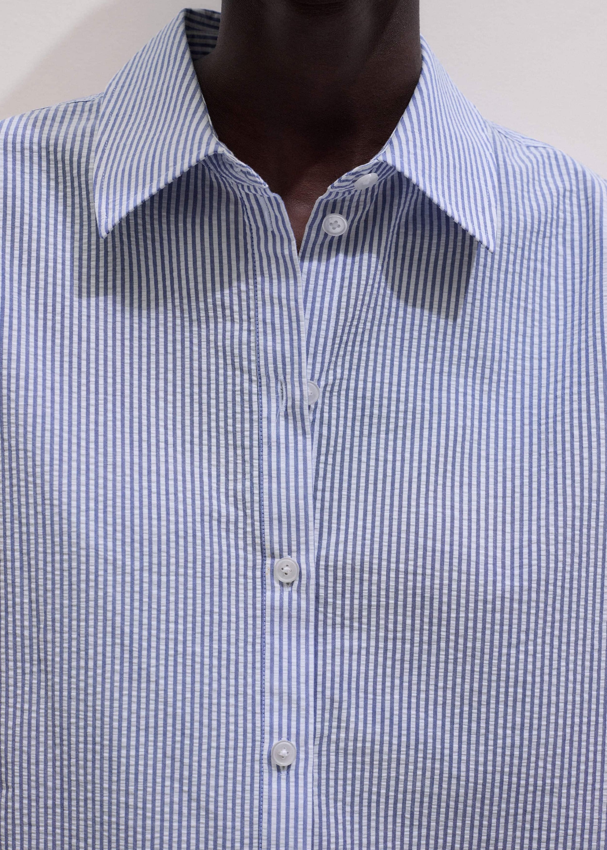 ME and EM Clothing Blue Stripe Relaxed Forever Shirt