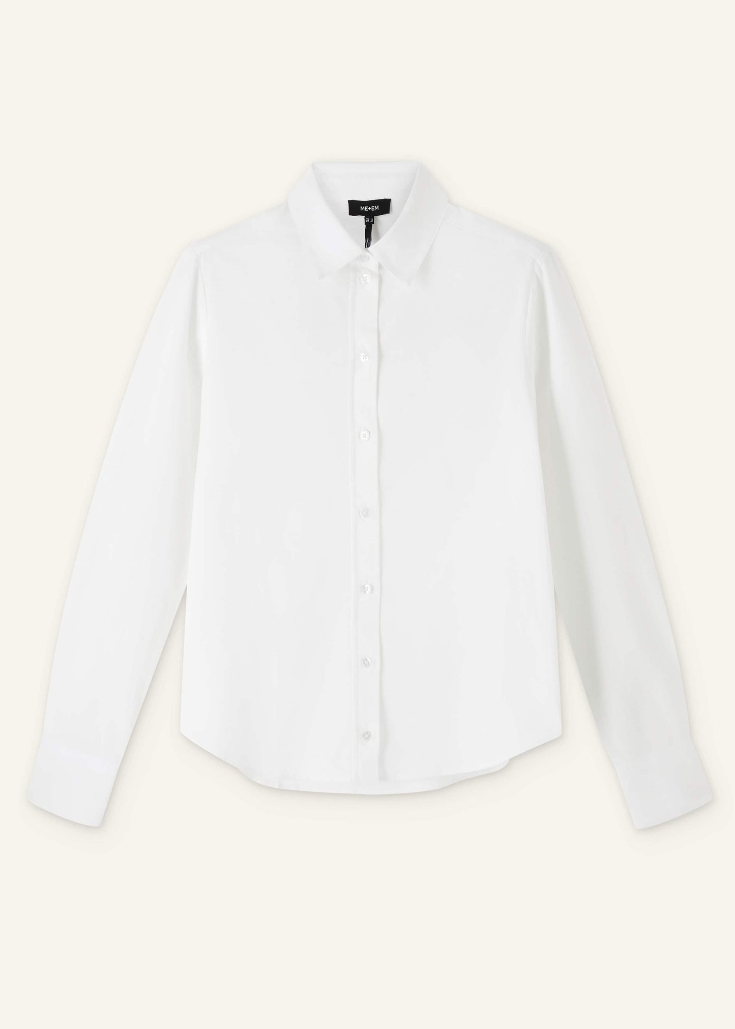 ME and EM Clothing White Travel Layering Shirt