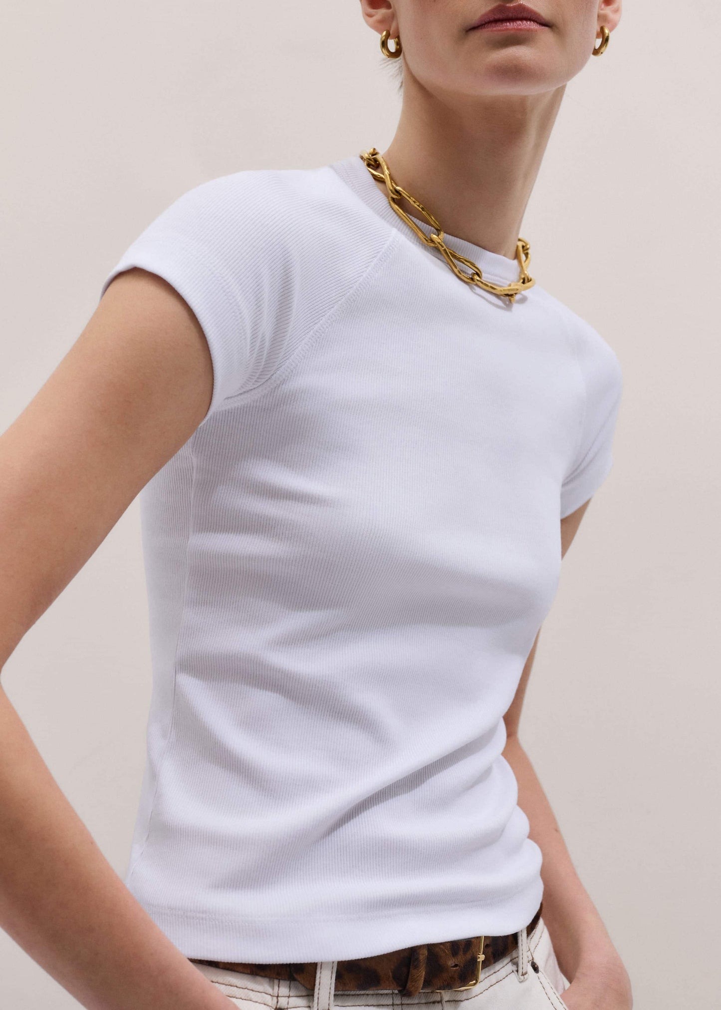 ME and EM Clothing White Ultimate Raglan Tee