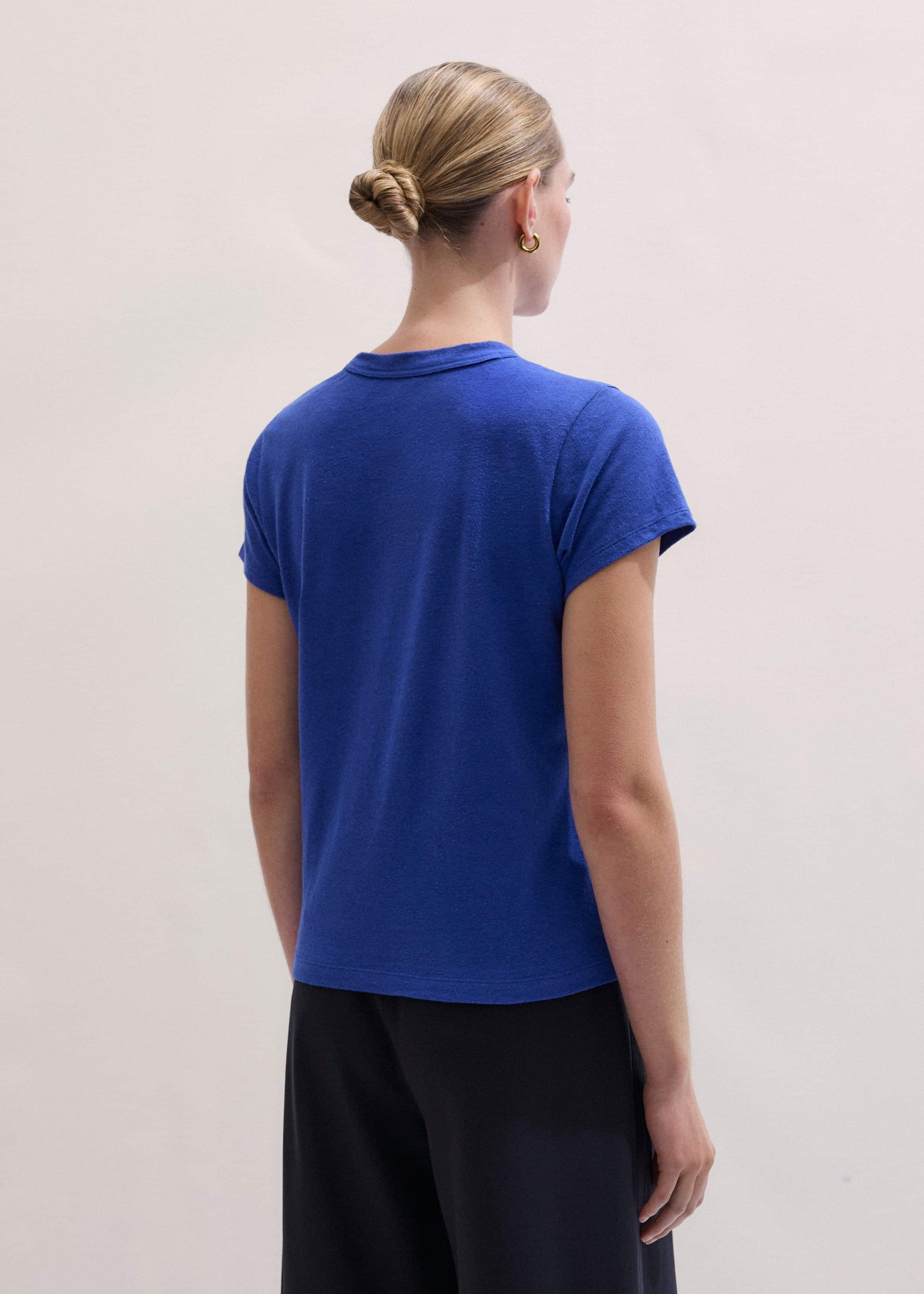 ME and EM Clothing Blue Soft Washed Tee