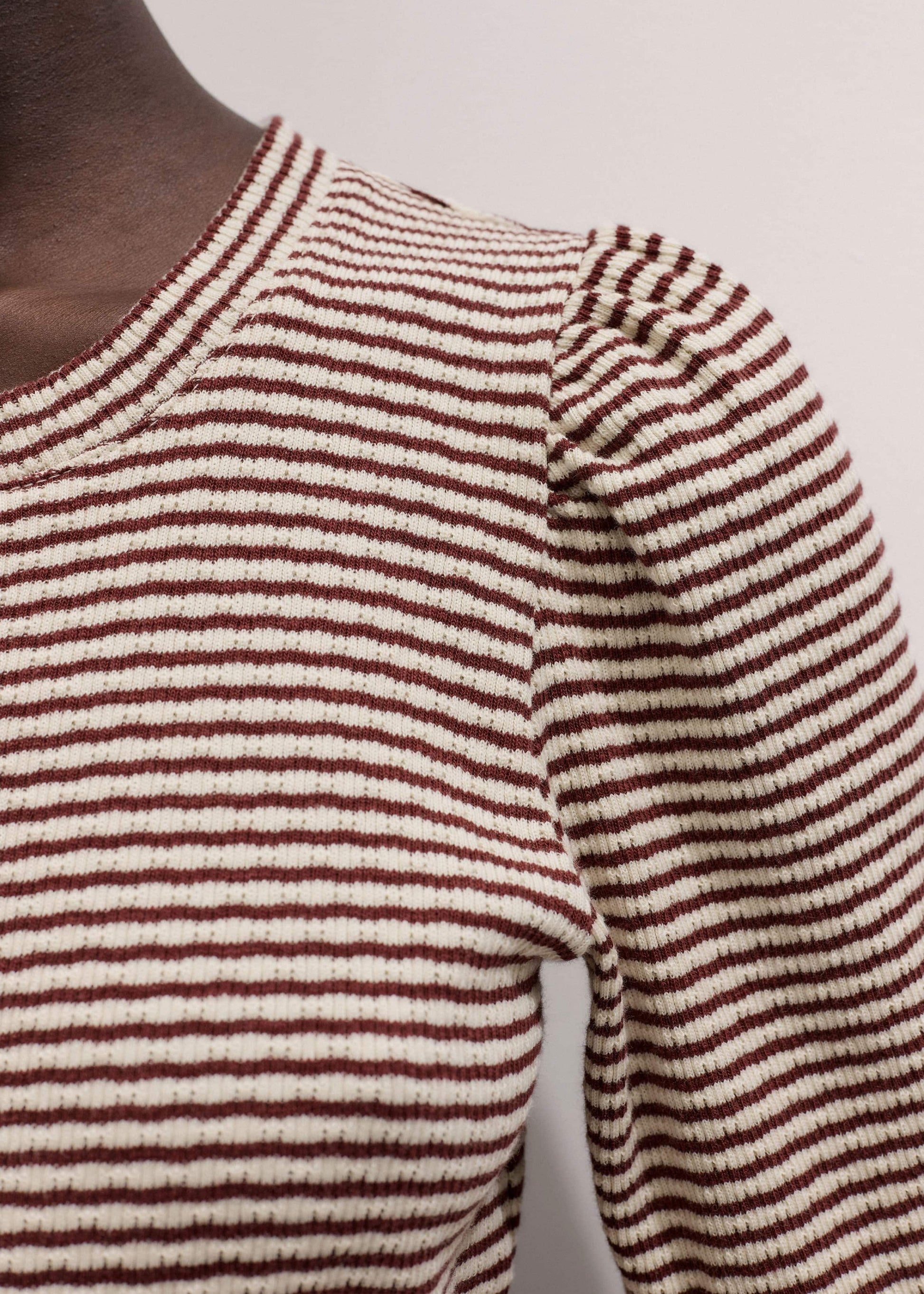 ME and EM Clothing Cinnamon Brown Feminine Sleeve Tee