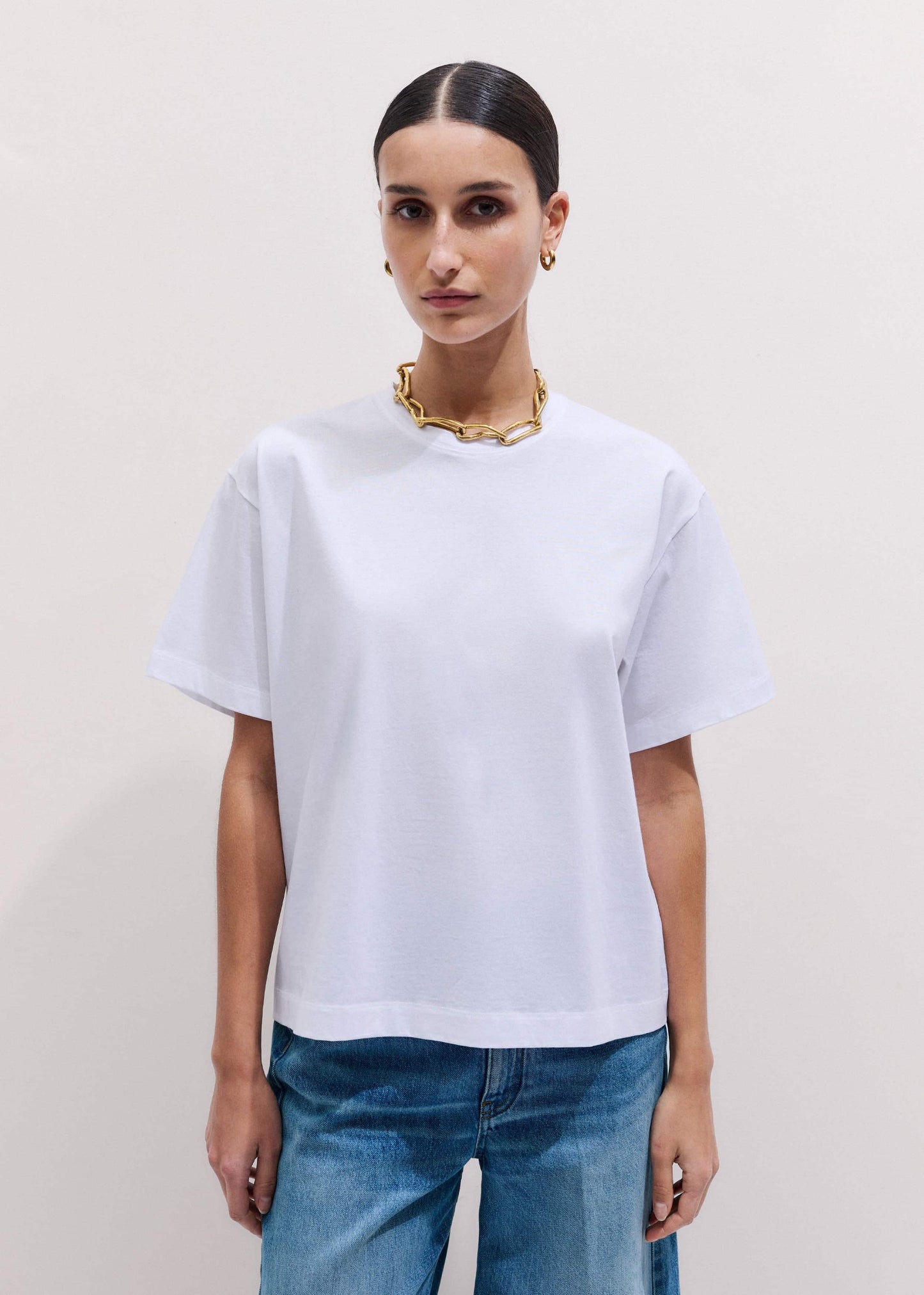 ME and EM Clothing White Oversized Tee