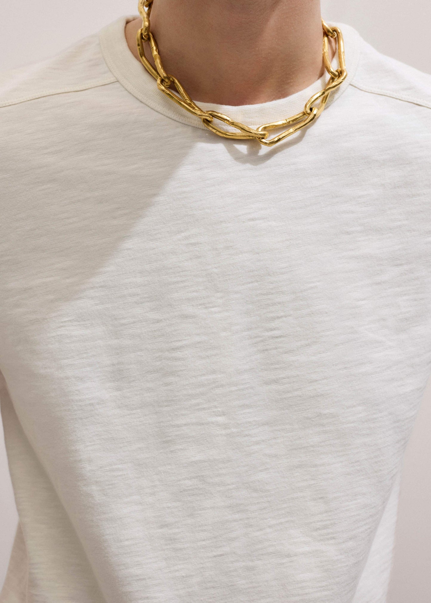ME and EM Clothing Cream Warm Touch Tee