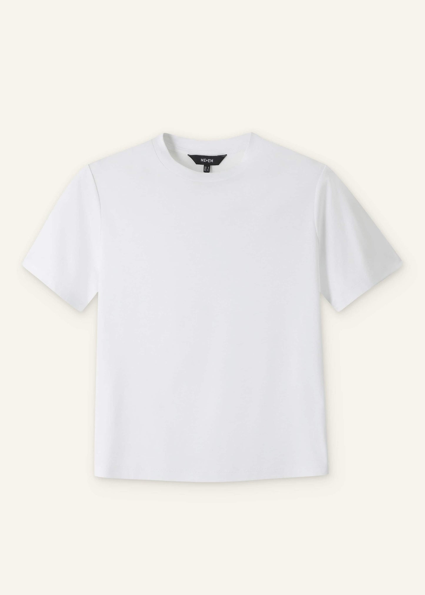 ME and EM Clothing White Under Suit Tailoring Tee